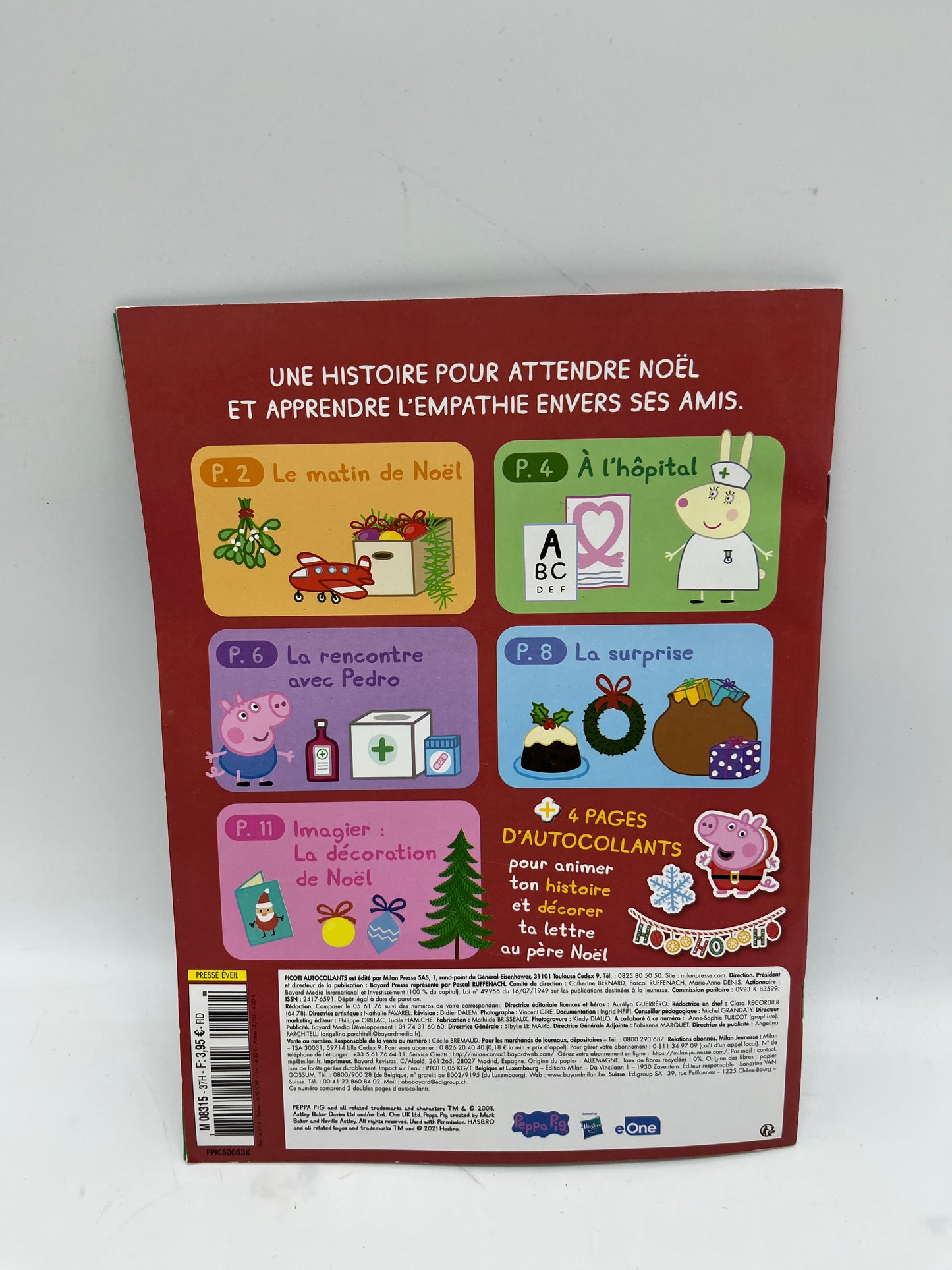 Livre d’activité magazine Peppa pig avec 100 stickers special Noël Neuf !   Priix boutique: 3€95   histoires activités stickers …