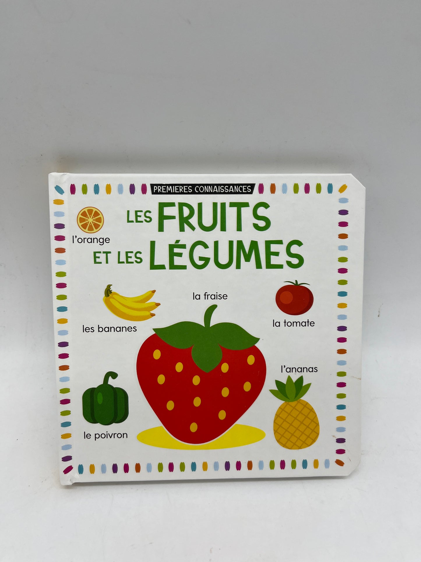 livre mes premières connaissances Imagier Les fruits et les légumes  Neuf