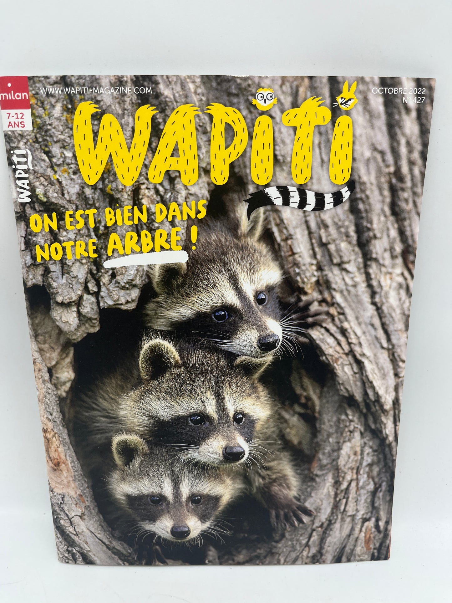 Livre d’activité Magazine  WAPITI Revue animalière 7/12 ansneuf