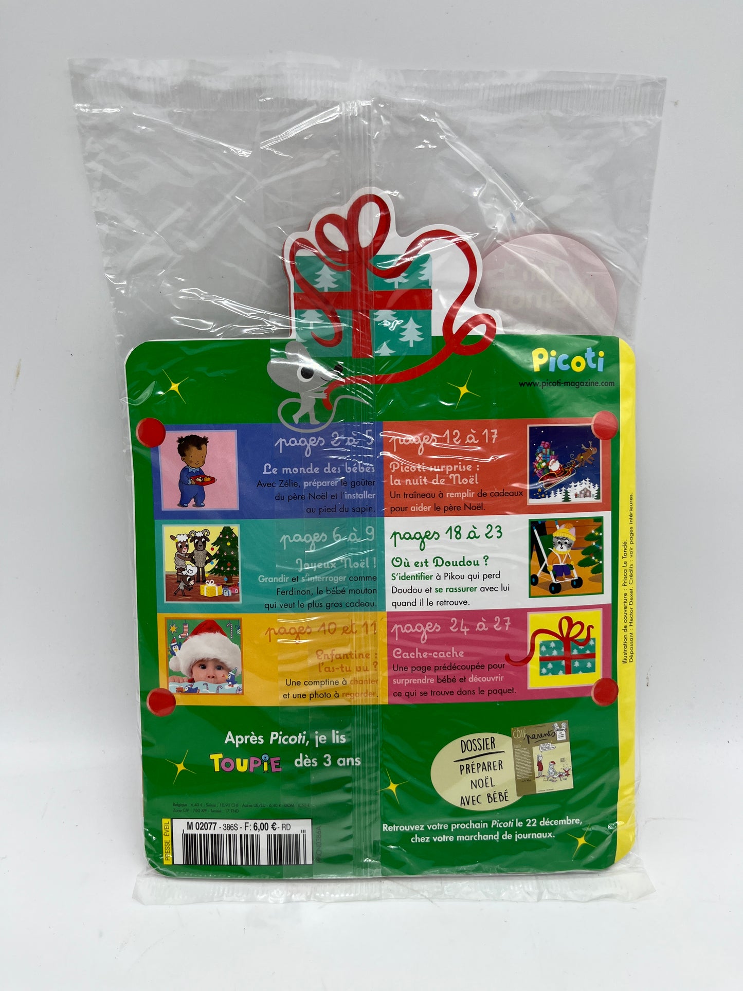 Livre d’activité magazine Picoti avec son jeu memory  special Noël Neuf !
