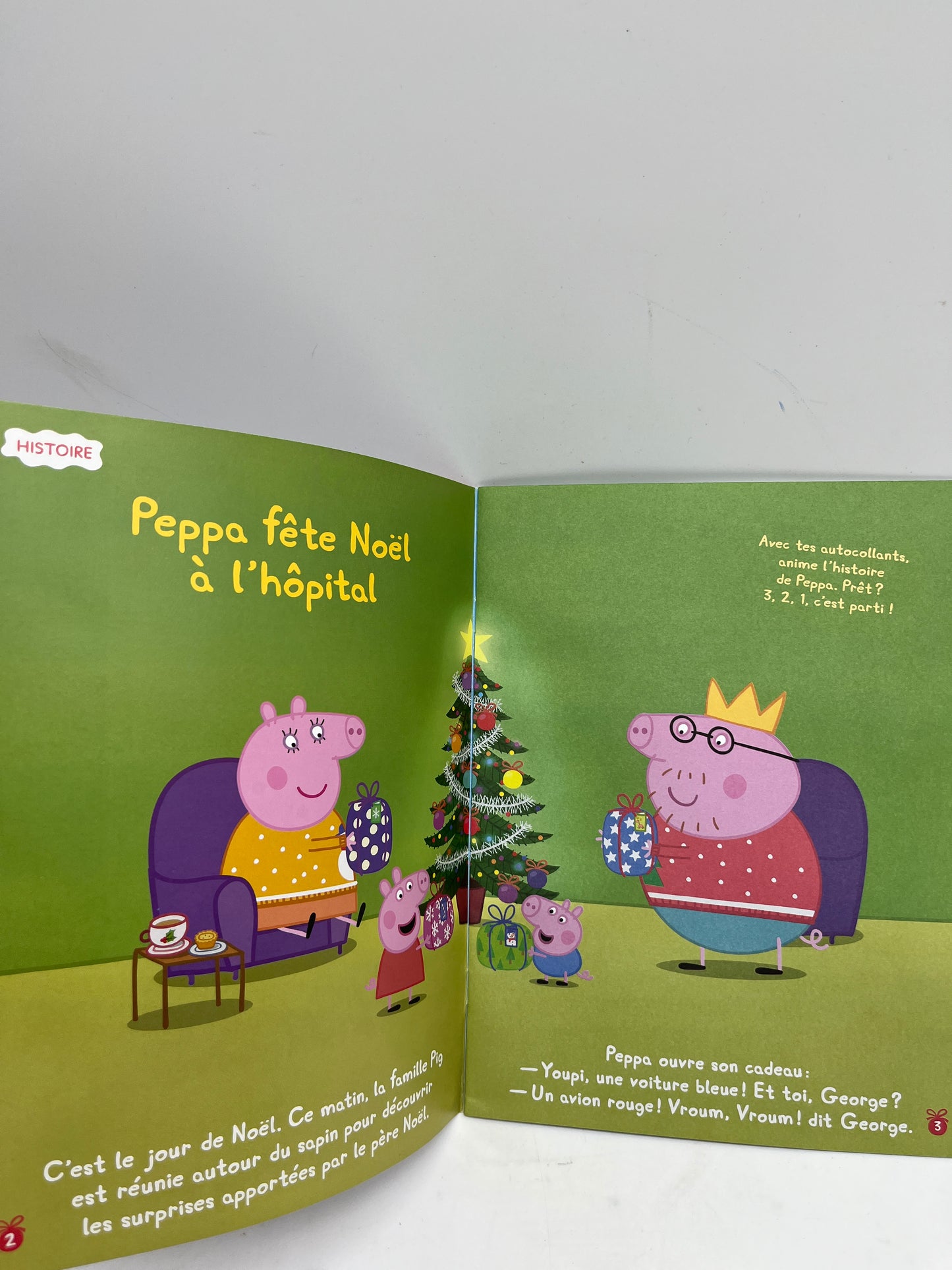 Livre d’activité magazine Peppa pig avec 100 stickers special Noël Neuf !   Priix boutique: 3€95   histoires activités stickers …
