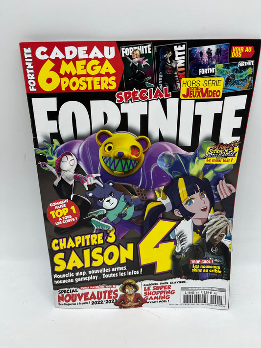 Livre d’activité Magazine GAMING  Special  FORNITE  tout savoir avec poster !!