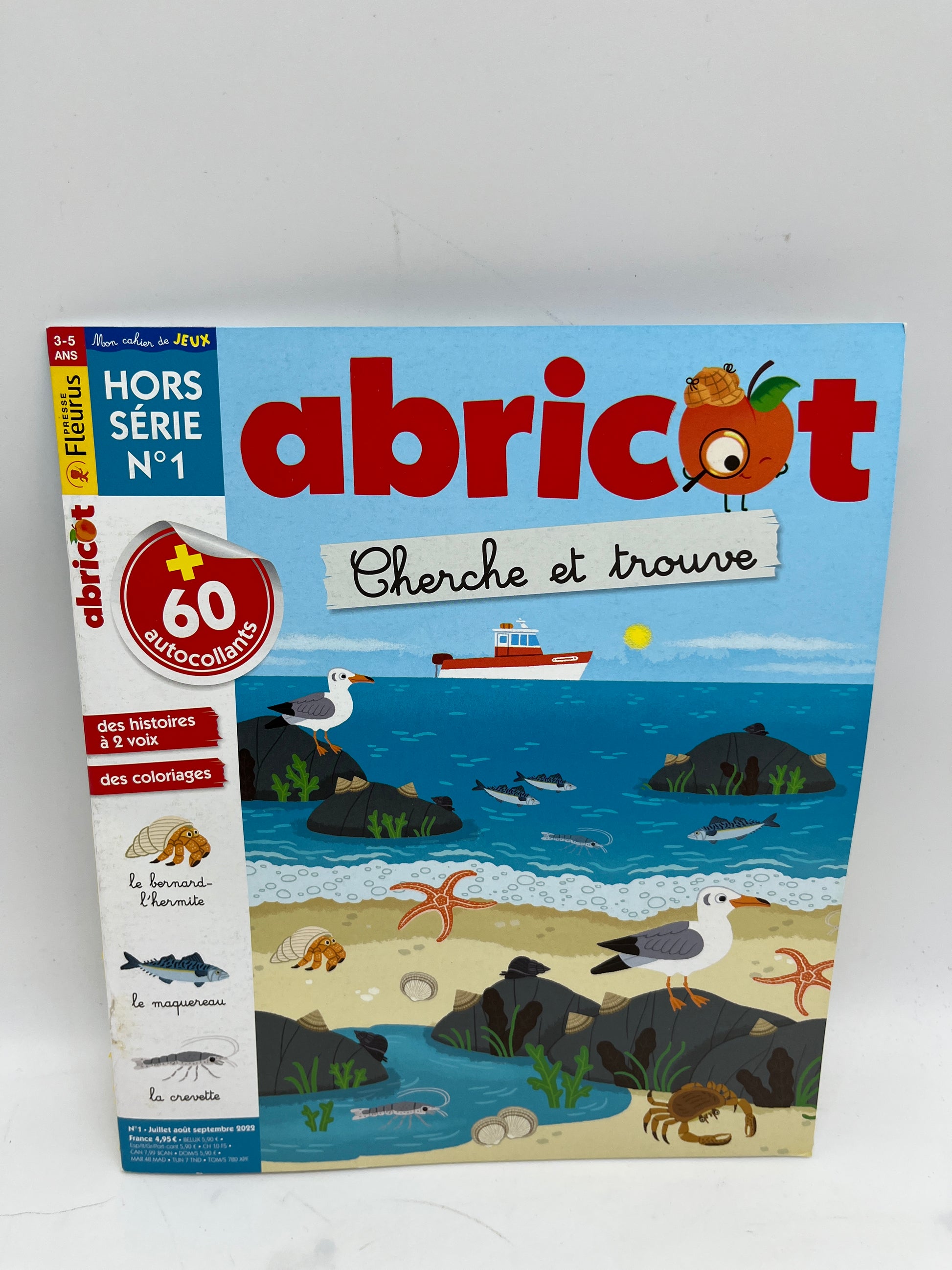 Livre d'activité Abricot Spécial Cherche et trouve modèle Hors