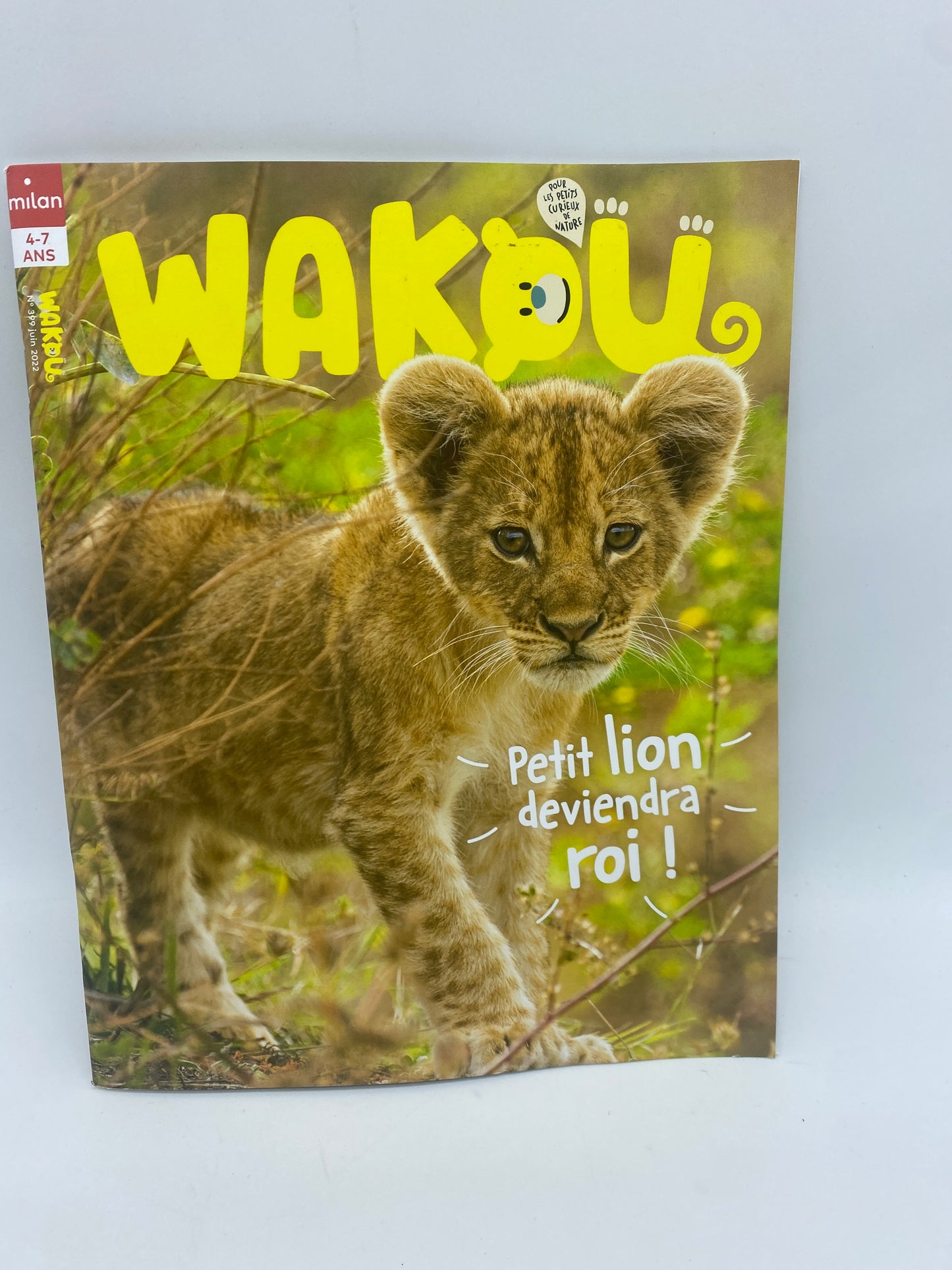 Magazine Livre d’activité special animaux Wakou  Petit lion deviendra roi Neuf