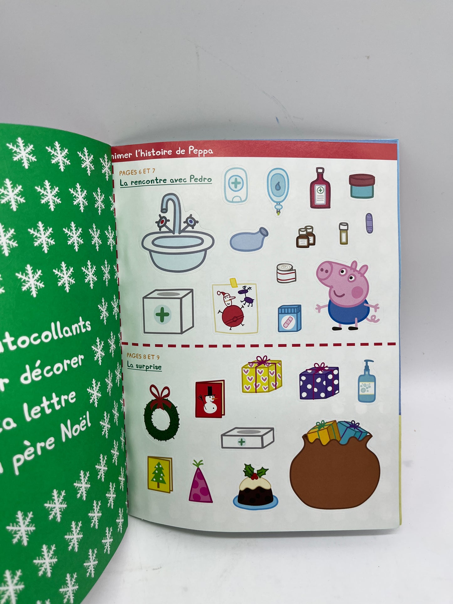 Livre d’activité magazine Peppa pig avec 100 stickers special Noël Neuf !   Priix boutique: 3€95   histoires activités stickers …