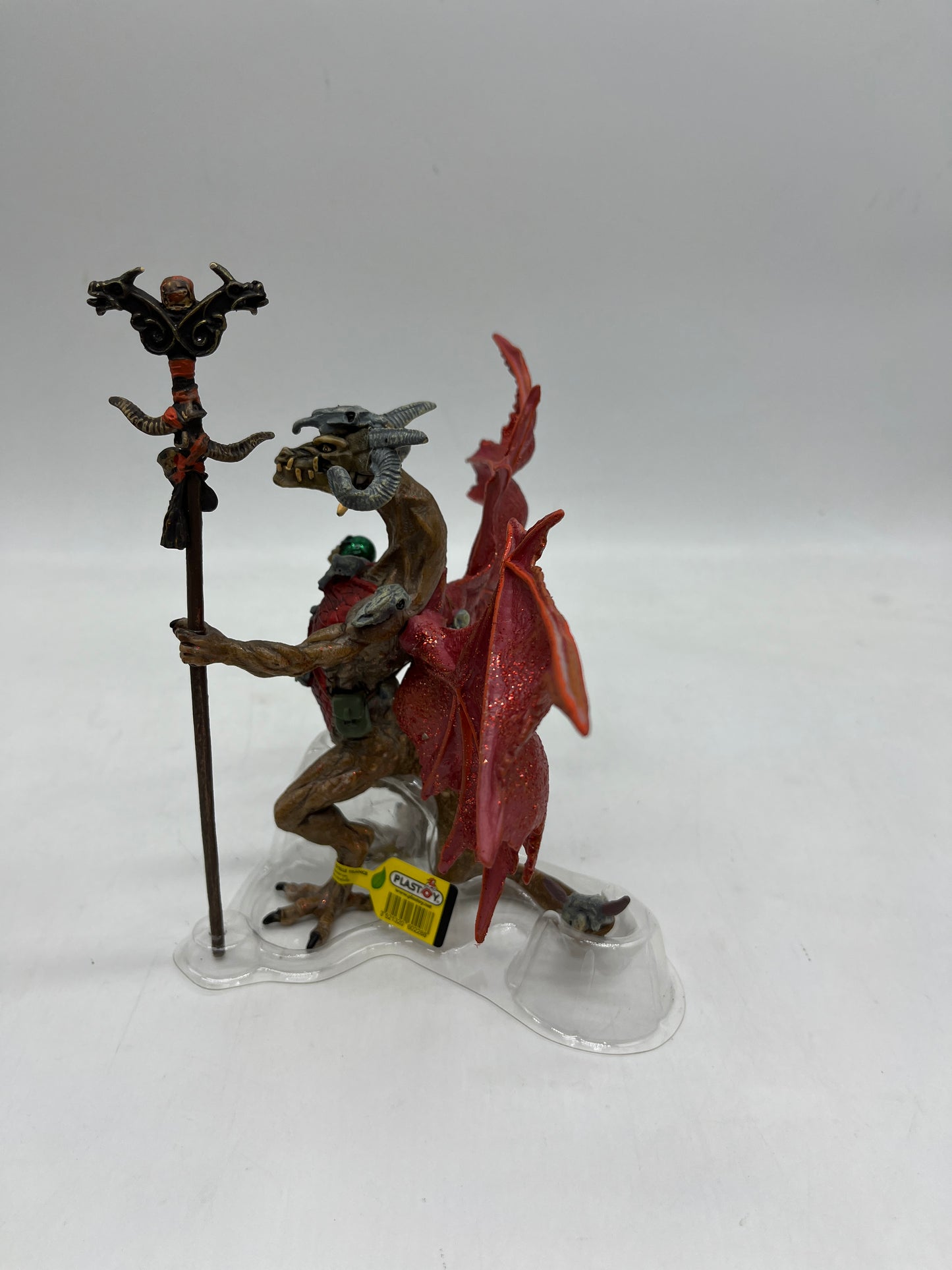 Figurine Plastoy Dragon debout avec lance  Neuf avec étiquette