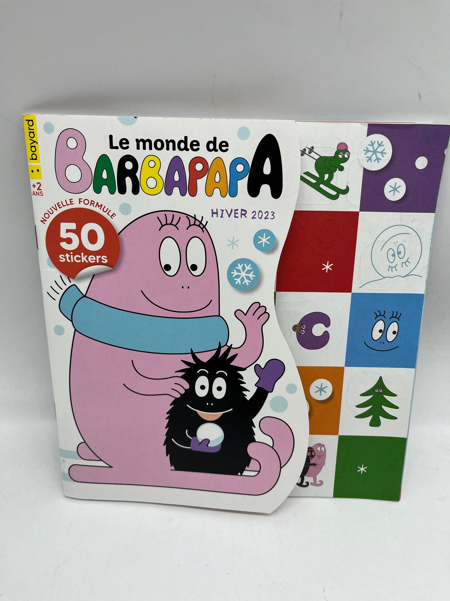 Magazine Livre d’activités souple Barbapapa histoire stickers Neuf !