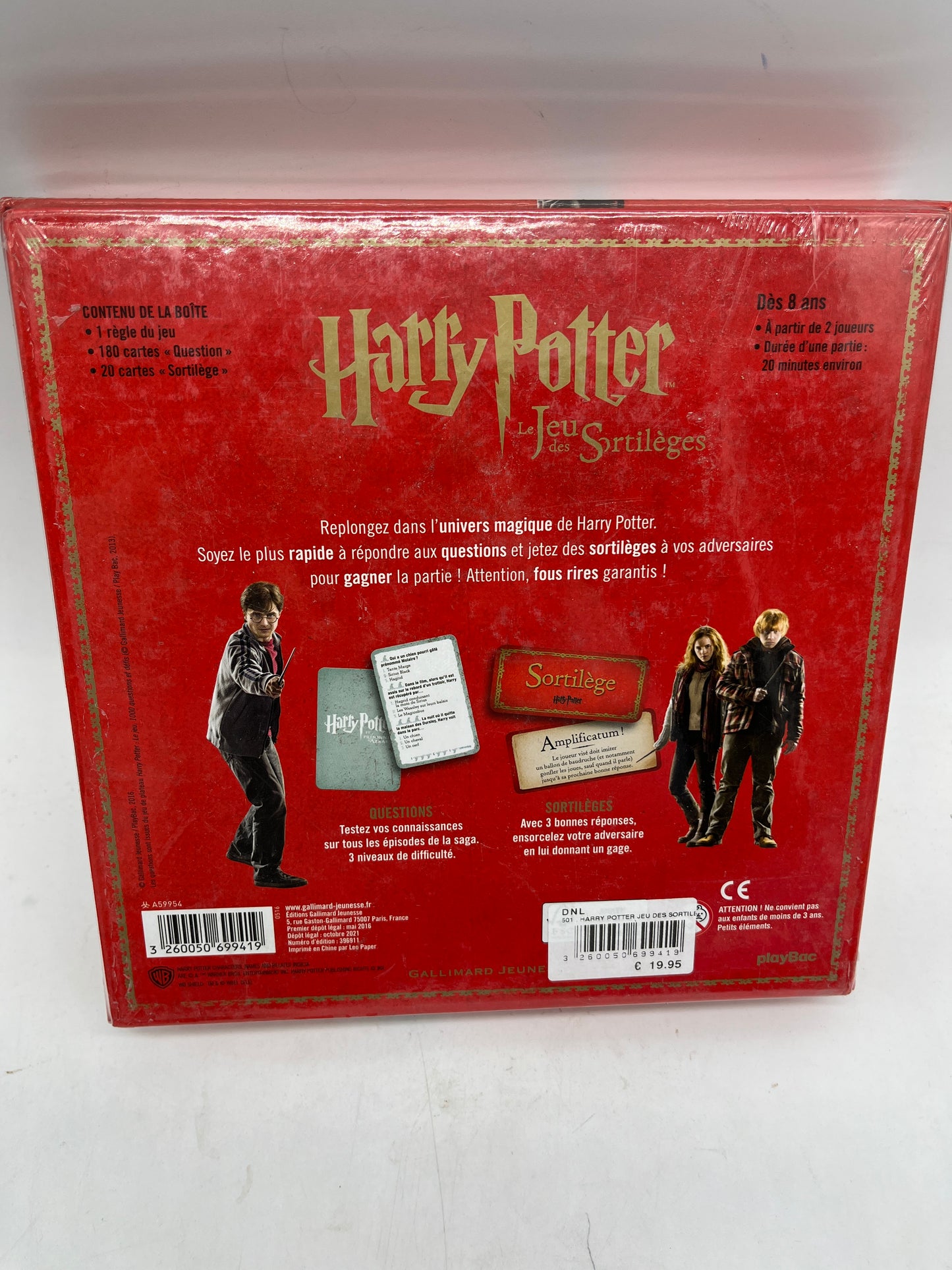 Jeu  de société  Harry Potter le jeu des sortilèges Neuf sous blister