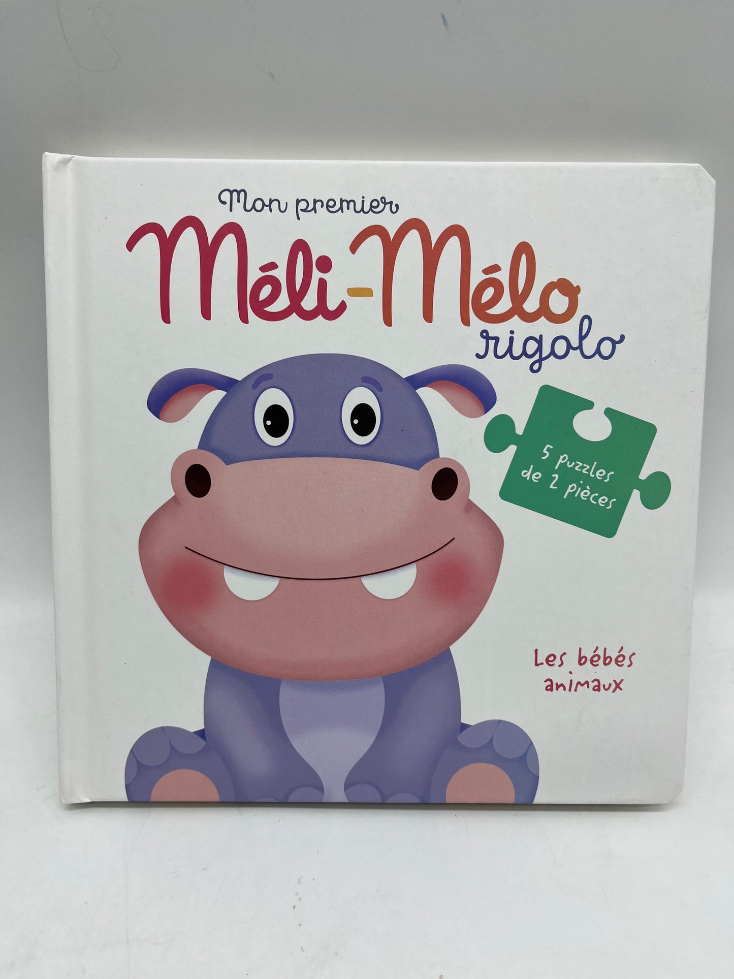 livre Puzzle Mon premier livre puzzle Méli-mélo tout cartonner  thème  les bébés animaux Neuf