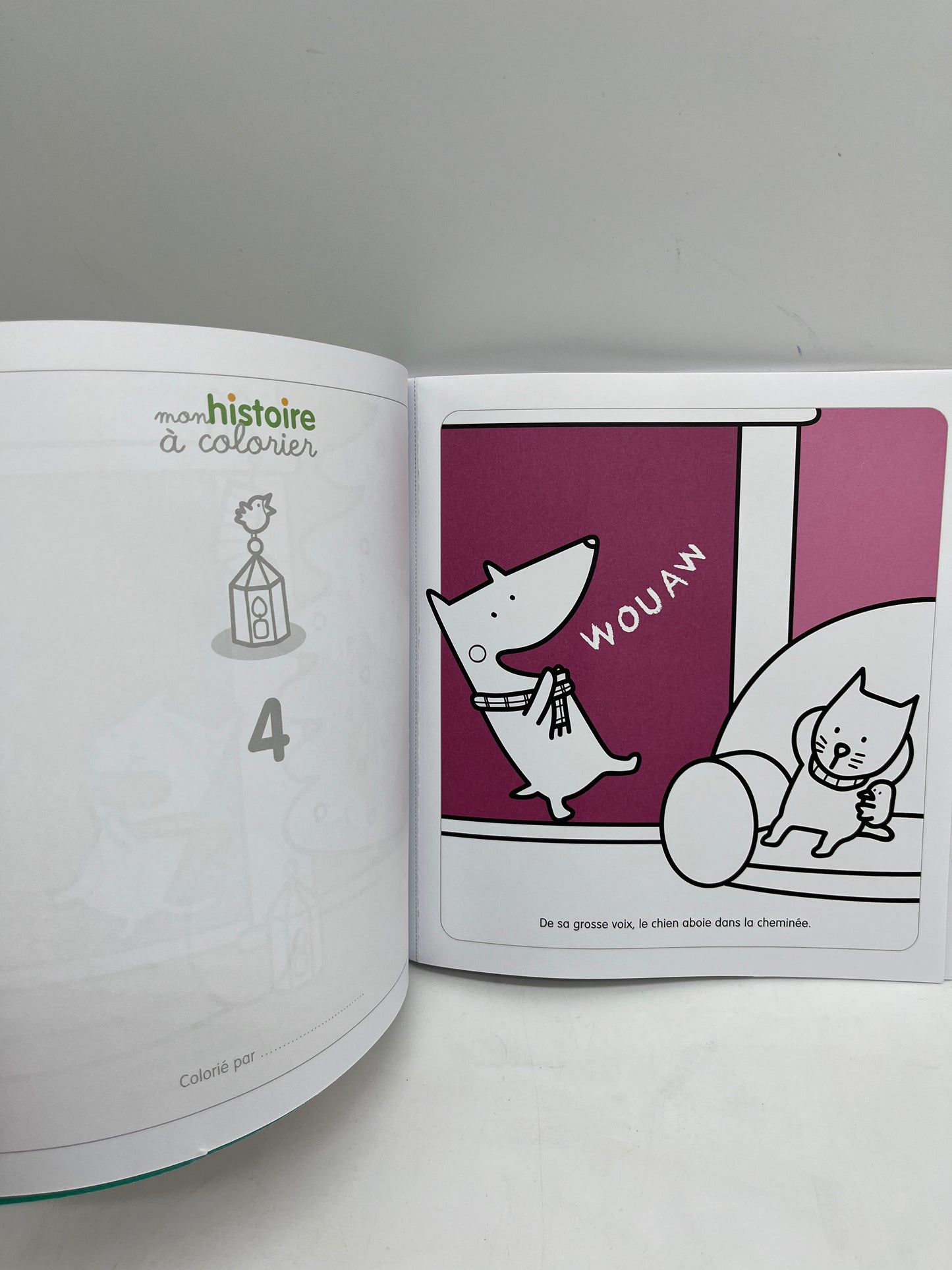 Magazine livre souple Mon histoire à colorier spécial Noël  coloriage histoires Neuf