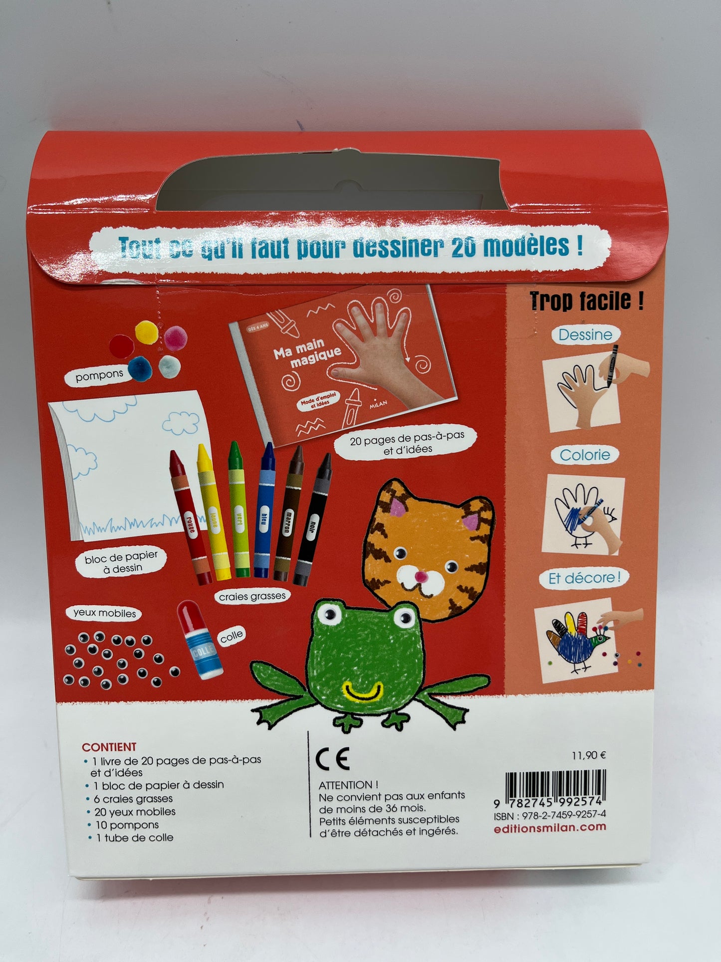 Coffret activité manuelle kit complet Ma main magique Neuf