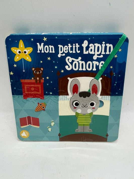 livre sonore Mon petit lapin sonore Ludique avec figurine Neuf