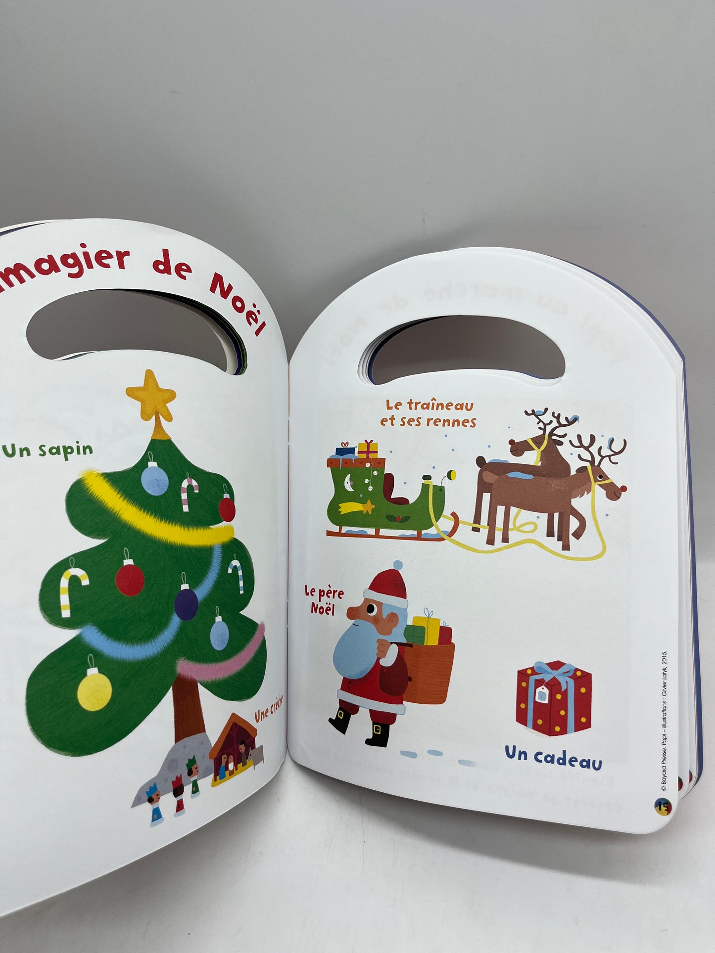 Livre d’activité magazine Popi mes premiers coloriages avec Popi special Noël Neuf !