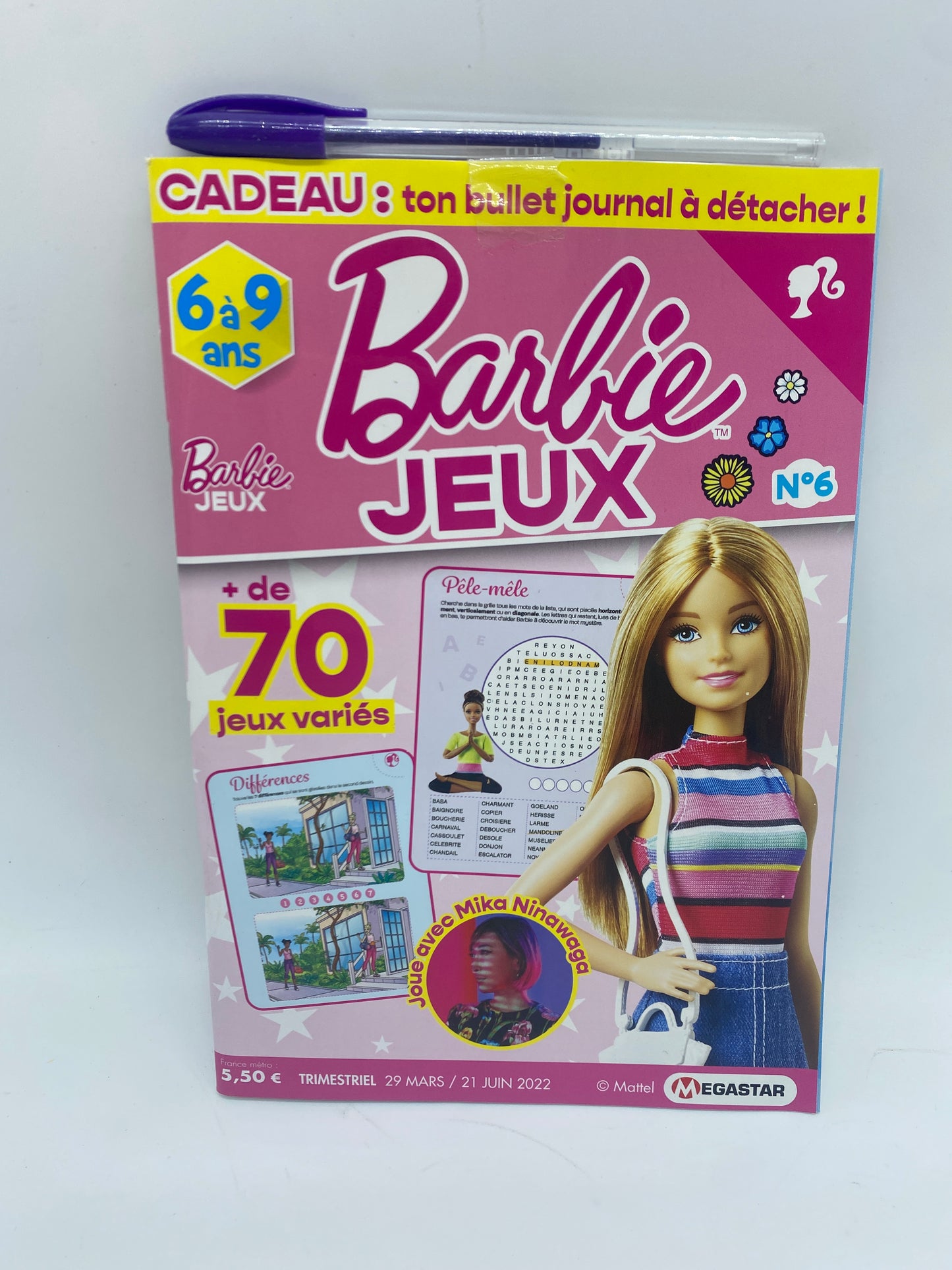 Livre d’activité Magazine Mes jeux  Barbie 6 a 9 special Activities  Neuf !    6/9 ans   Prix boutique:5€50