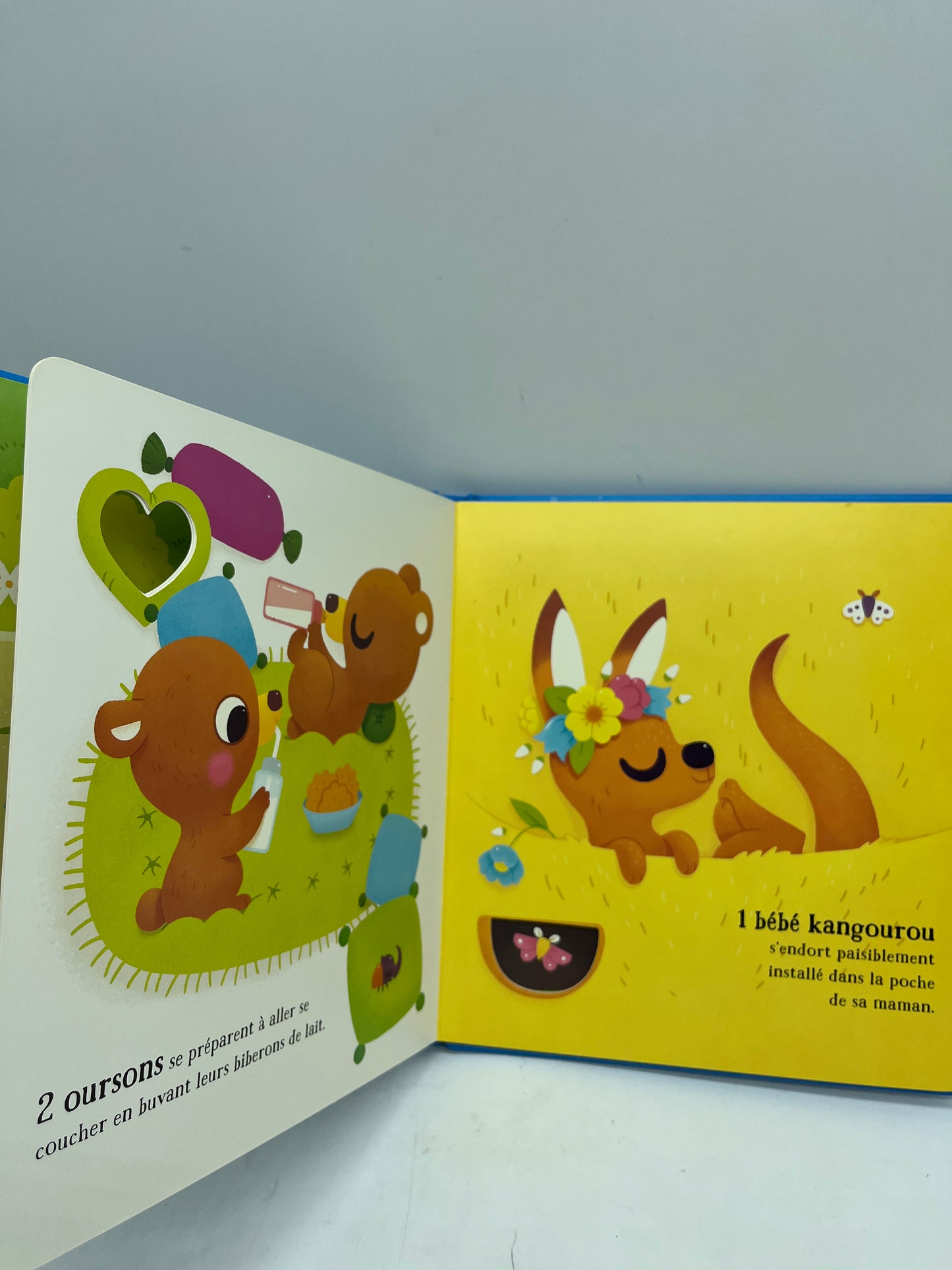 livre histoire pour le 3/2/1 et bonne nuit thème les bébés animaux Neuf