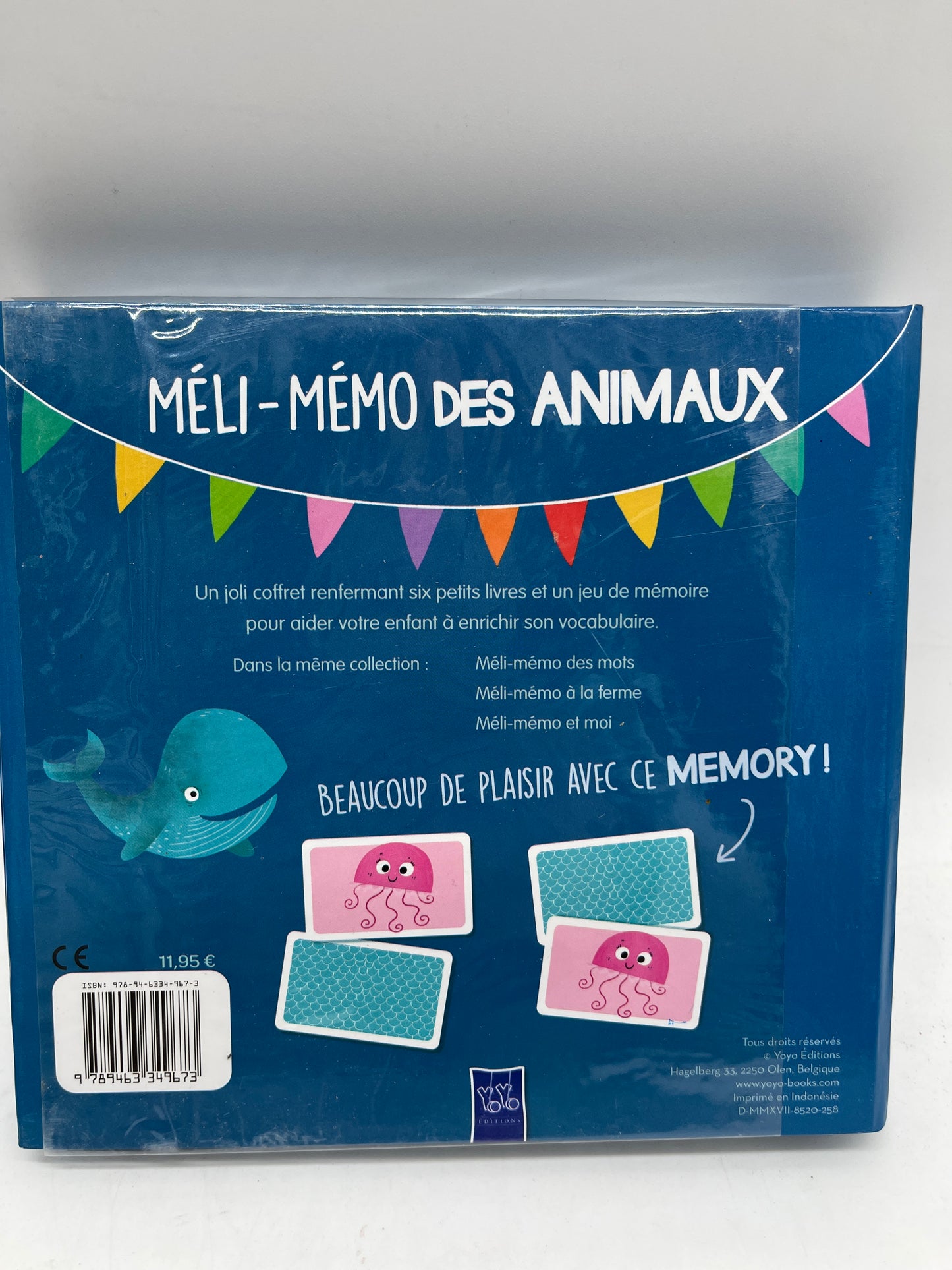 Coffre Méli-Melo des animaux  Ma petite bibliothèque et mon mémory