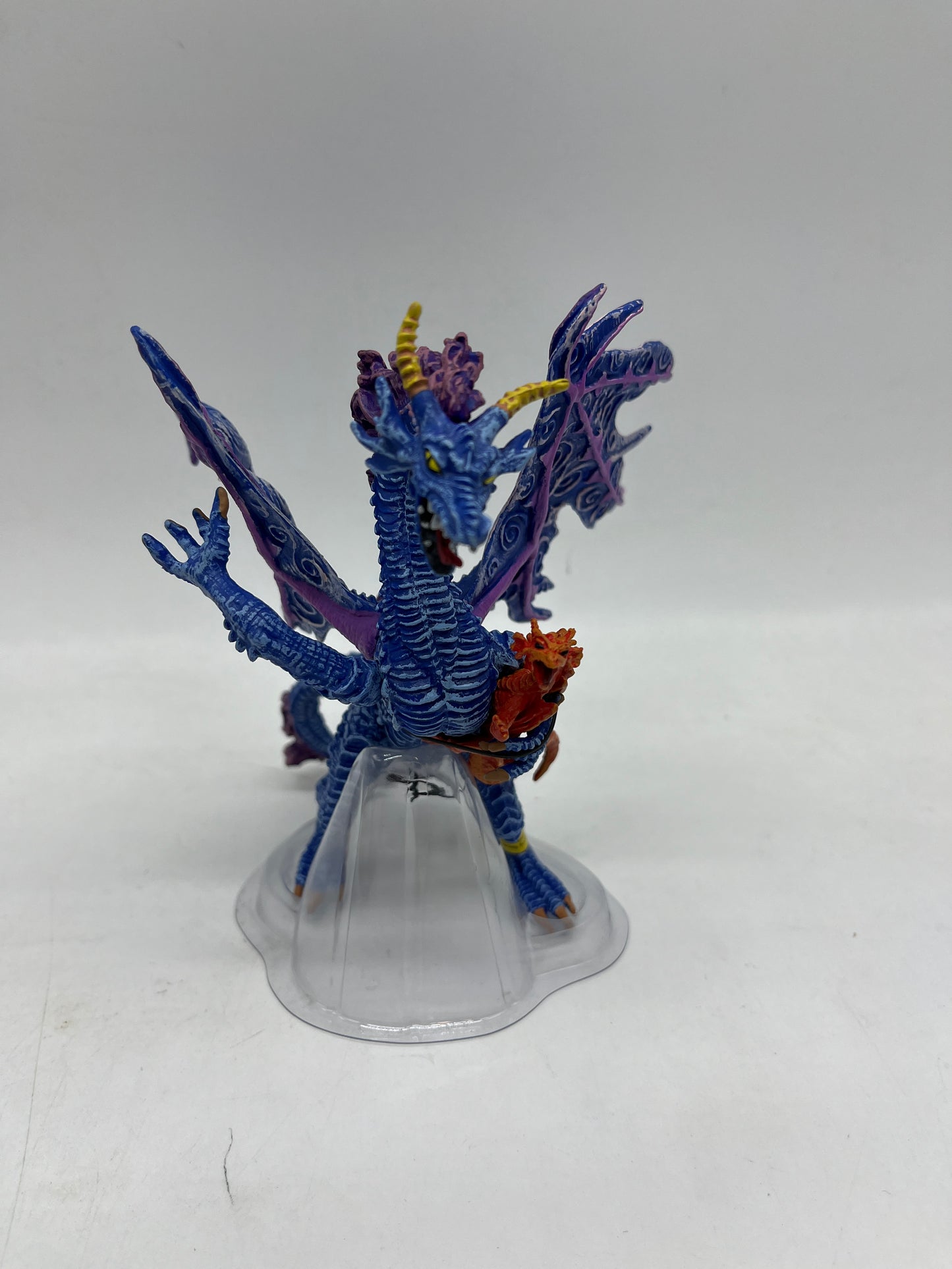 Figurine Plastoy Dragon bleu violet Neuf avec étiquette