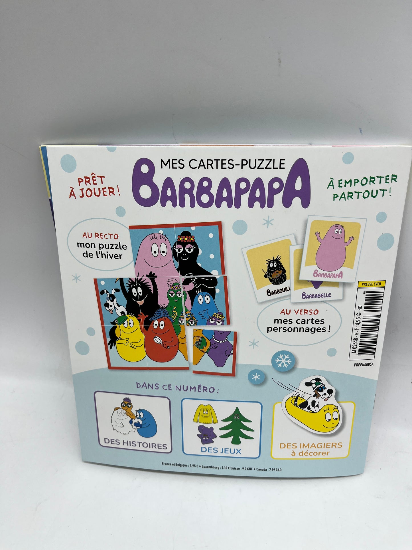 Magazine Livre d’activités souple Barbapapa histoire stickers Neuf !