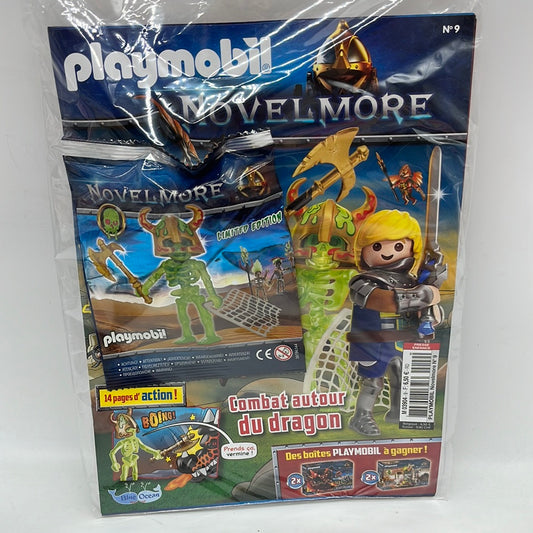 Livre D’activité magazine Playmobil Novelmore avec sa figurine jamais ouvert Neuf