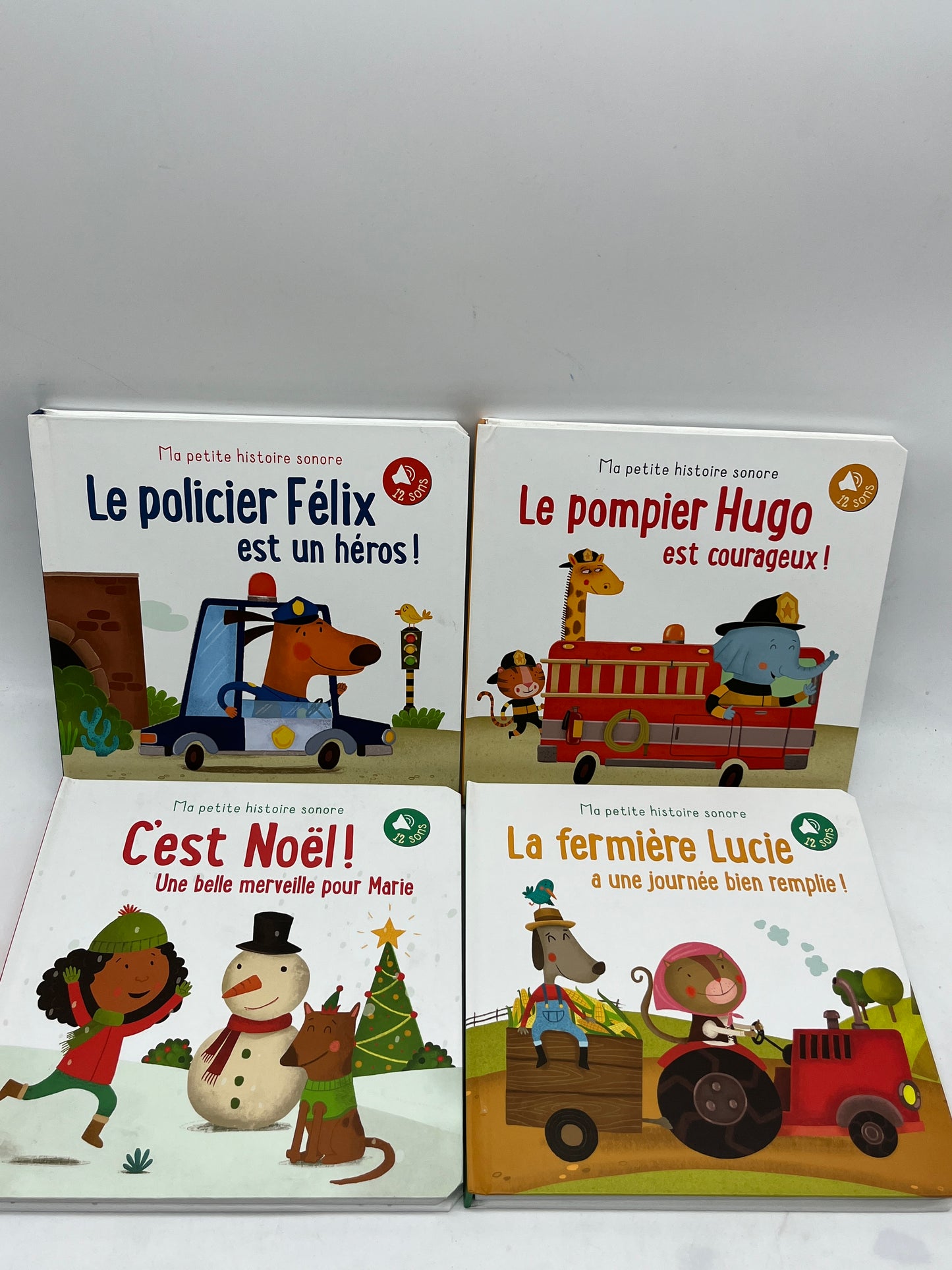Lot de 4 livres sonore Ludique Ma petite histoire sonore Neuf