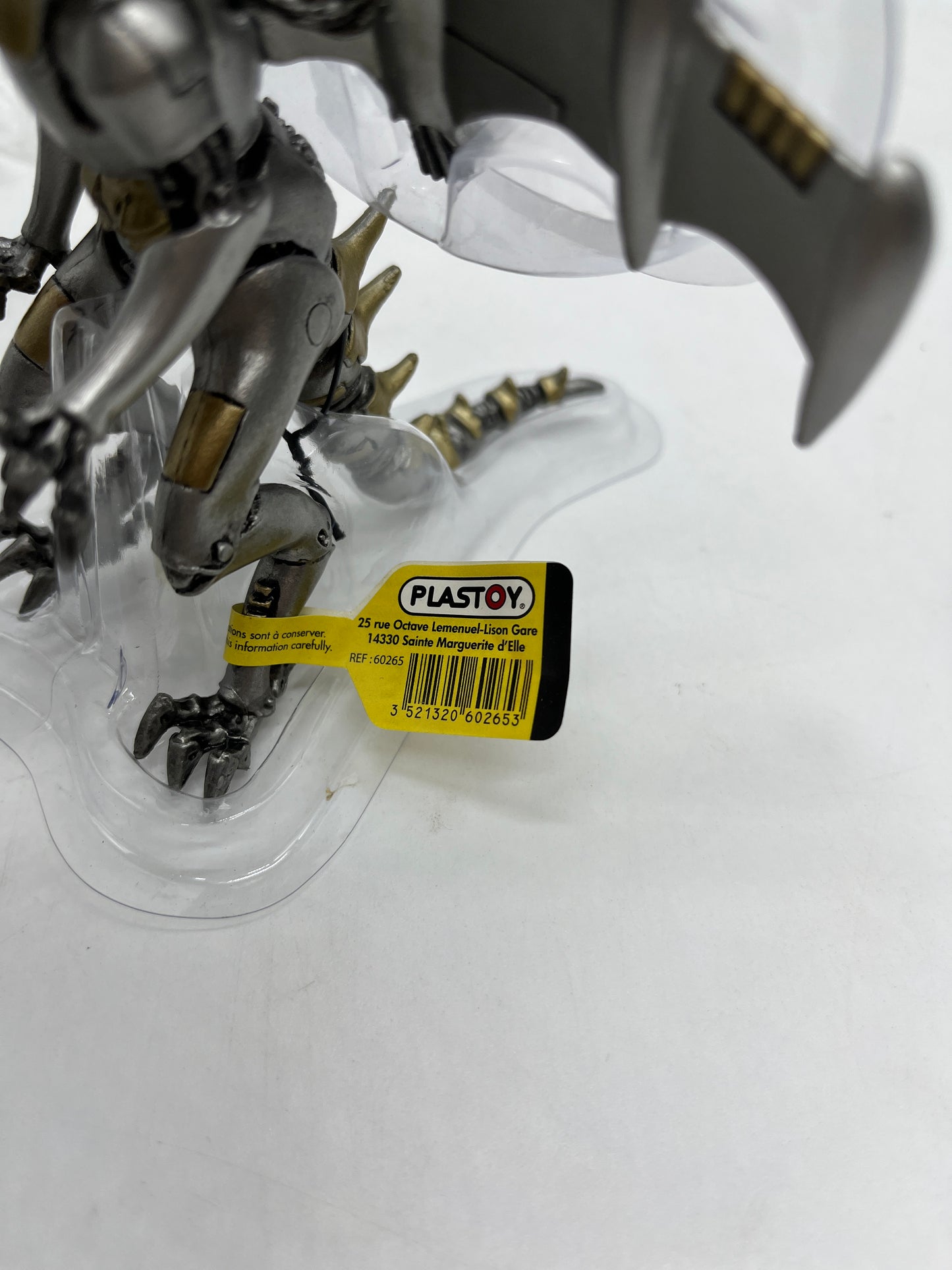 Figurine Plastoy Dragon Gris du futur Neuf avec étiquette