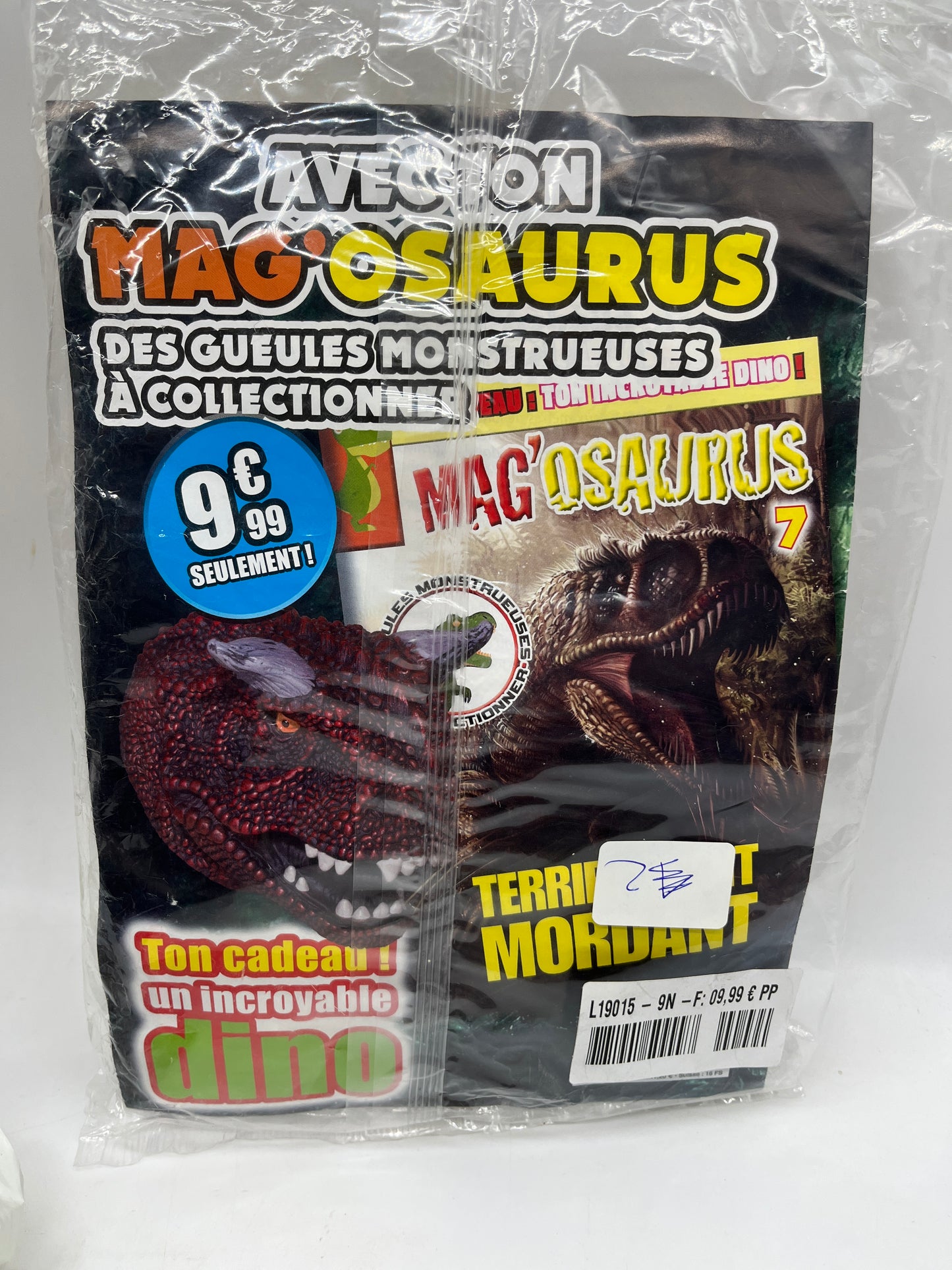 Livre d’activité Magazine Special Dinosaures  Mag’osaurus avec tête de dino marionnette Neuf