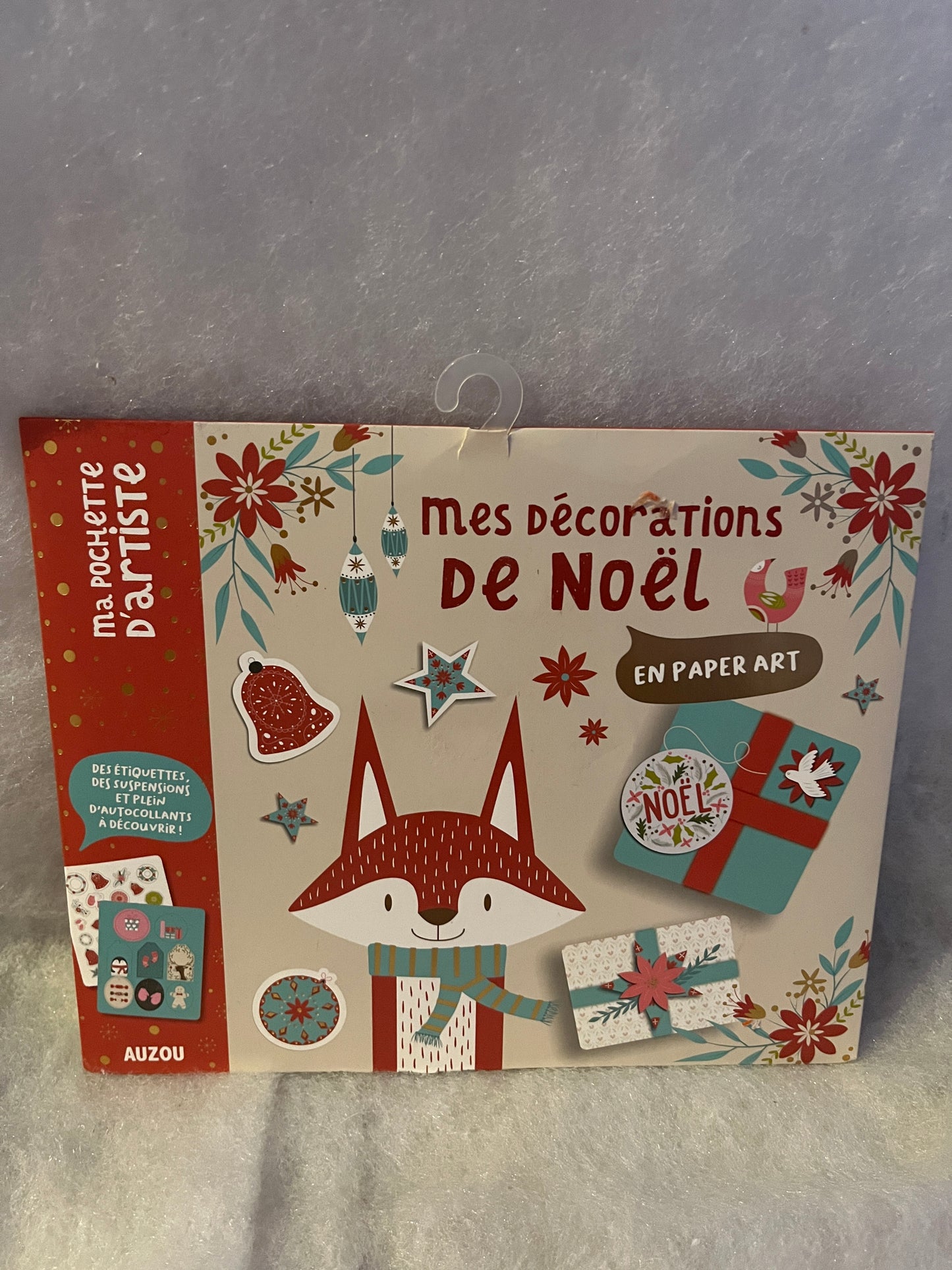 Pack Paper art gommettes Mes décoration de Noël edition Auzou Neuf !