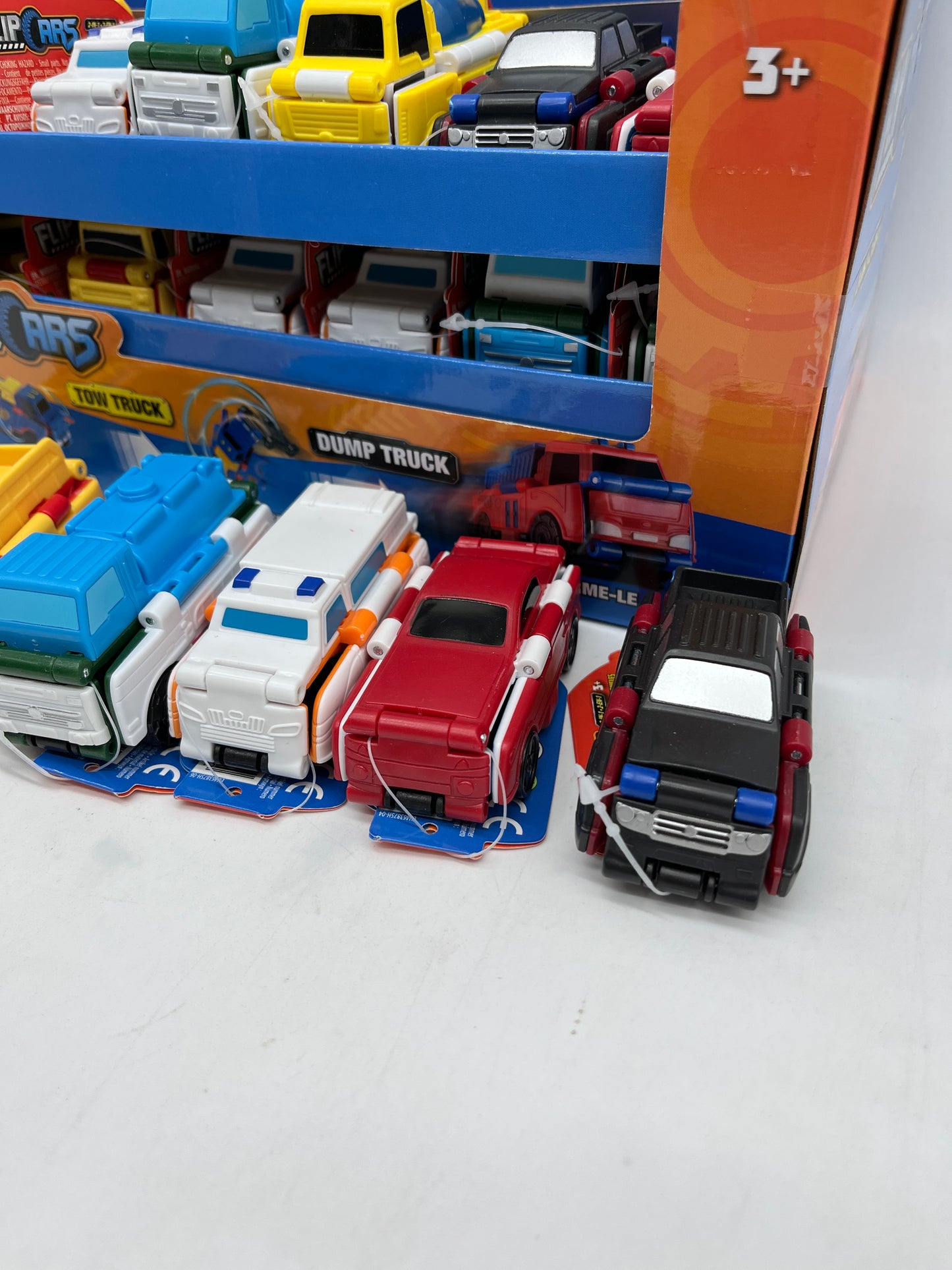 Lot de 6 voitures transformable Flips Cars 2 en 1 Neuf Pack Collection complète