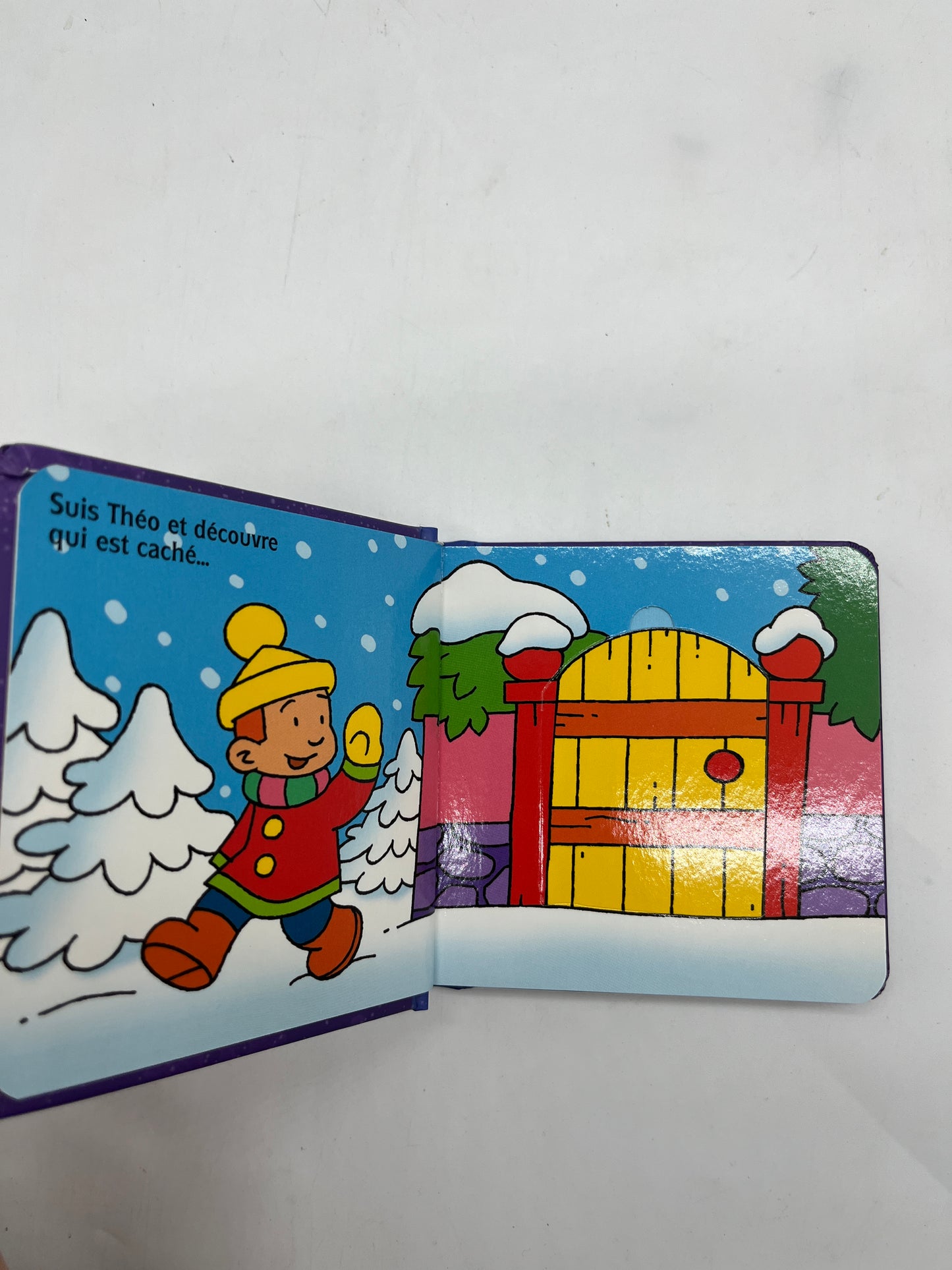 Mini Livre à rabat surprise Le bonhomme de neige tout cartonné  Neuf !