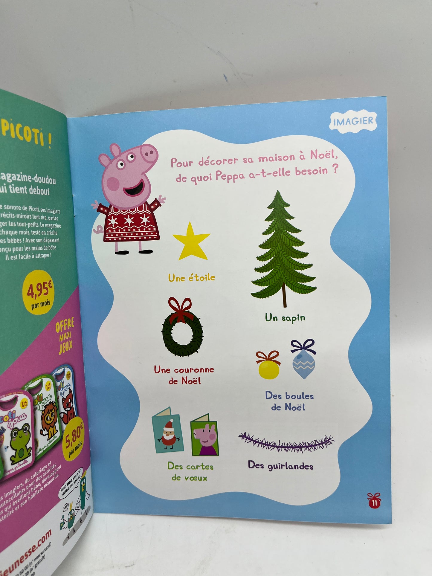 Livre d’activité magazine Peppa pig avec 100 stickers special Noël Neuf !   Priix boutique: 3€95   histoires activités stickers …