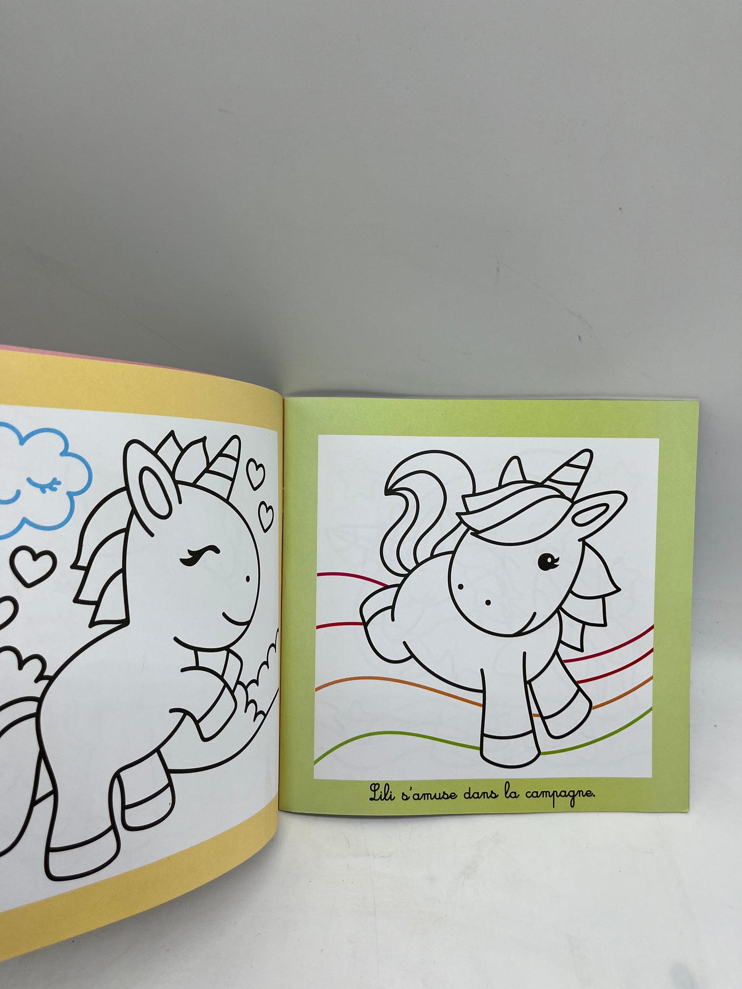 livre d’activité Magazine Mes toutes premières licornes  dès 2 ans avec ses crayons de couleurs Neuf !