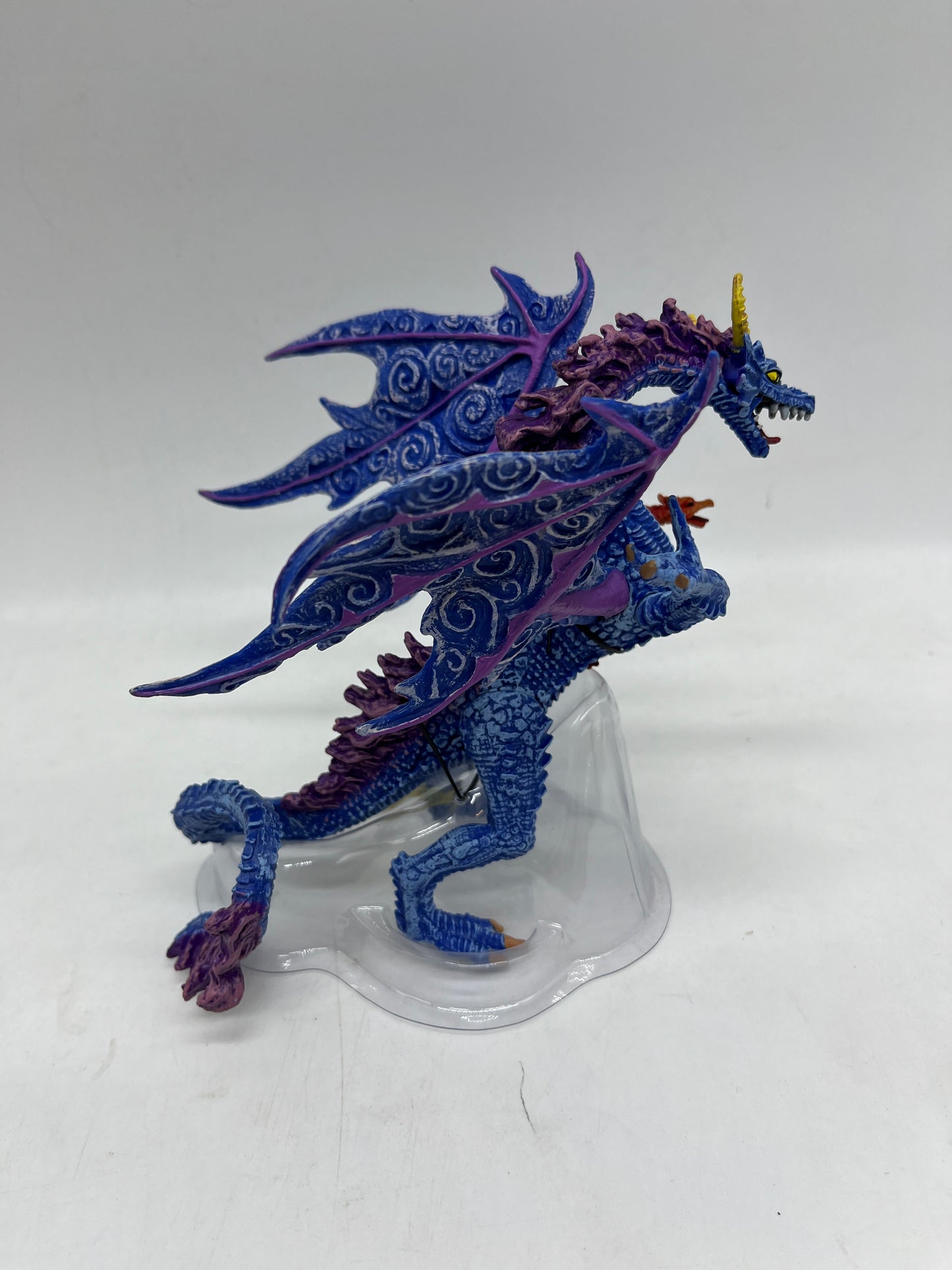 Figurine Plastoy Dragon bleu violet Neuf avec étiquette