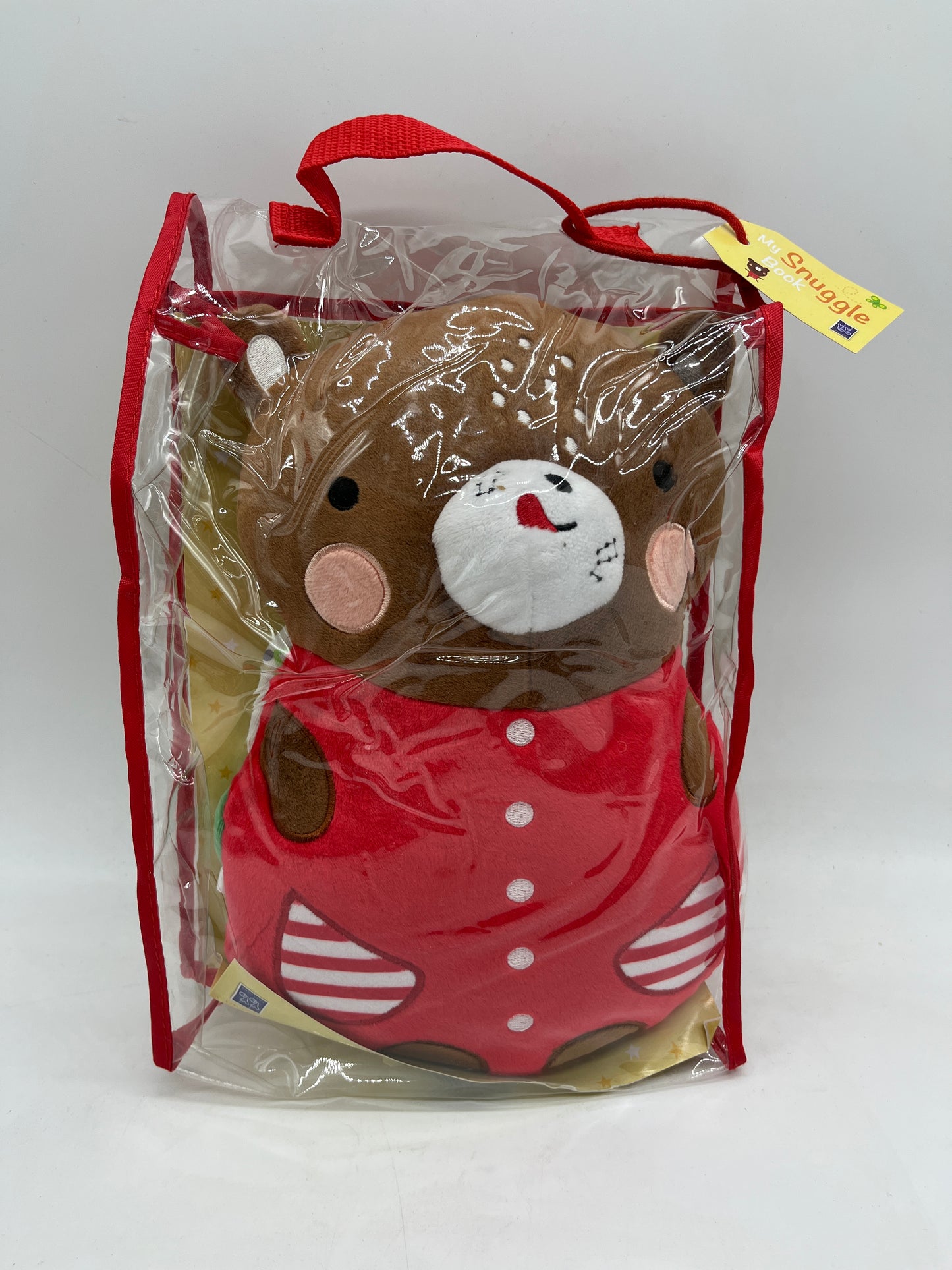 Coffret Mon livre câlin modèle Ourson avec sa peluche et son livre tissus détachable  Neuf