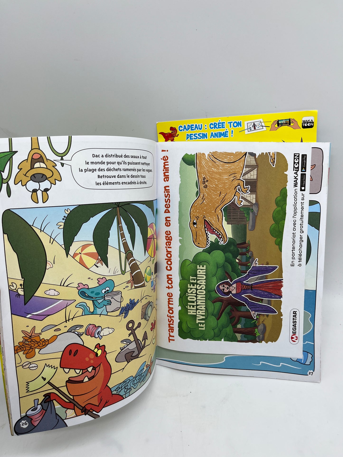 Livre d’activité magazines Jeux Dino 6 à 9 ans   Neuf