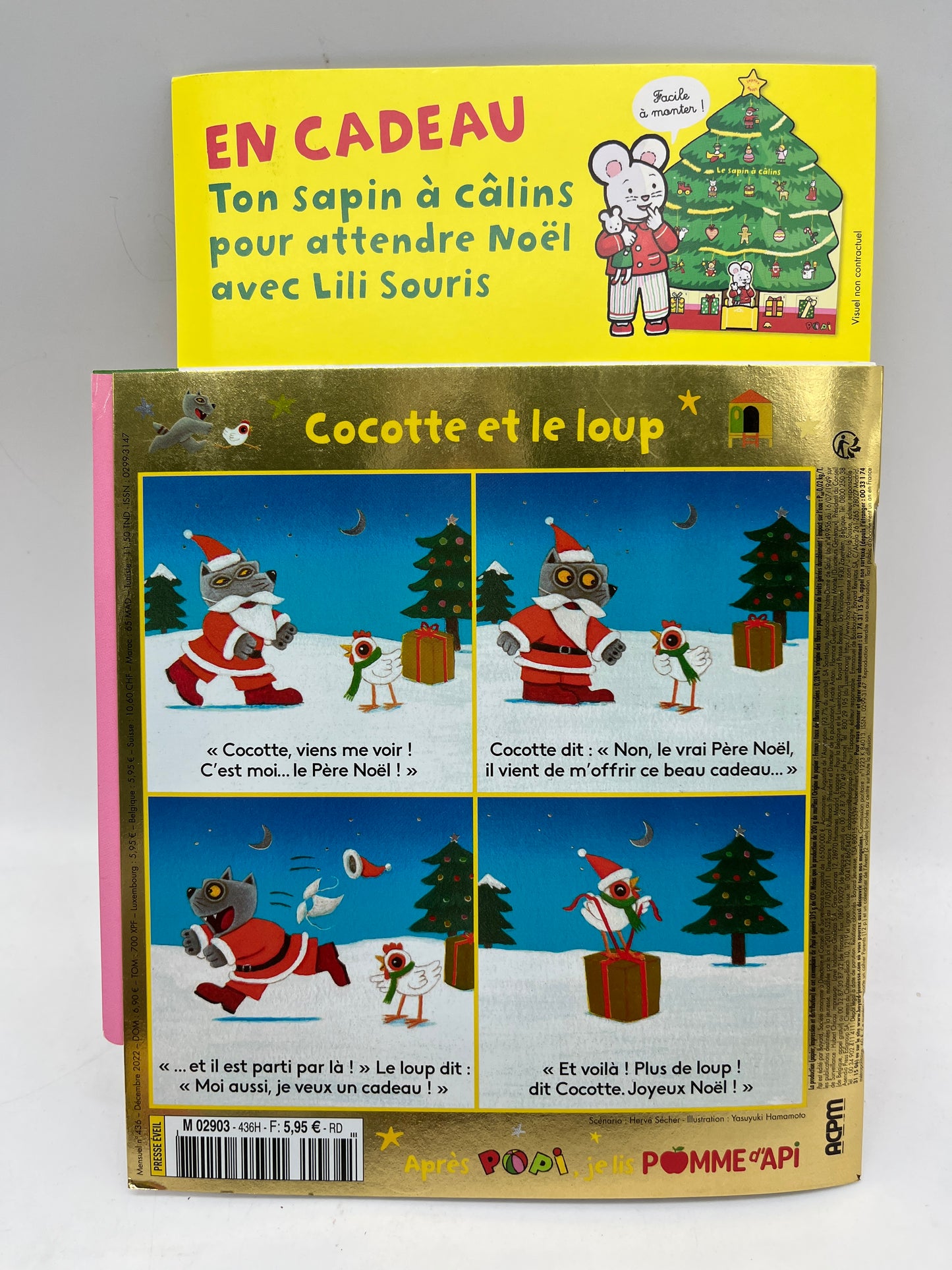 Livre d’activité magazine POPI Thème Noël avec son calendrier de l’avent Neuf