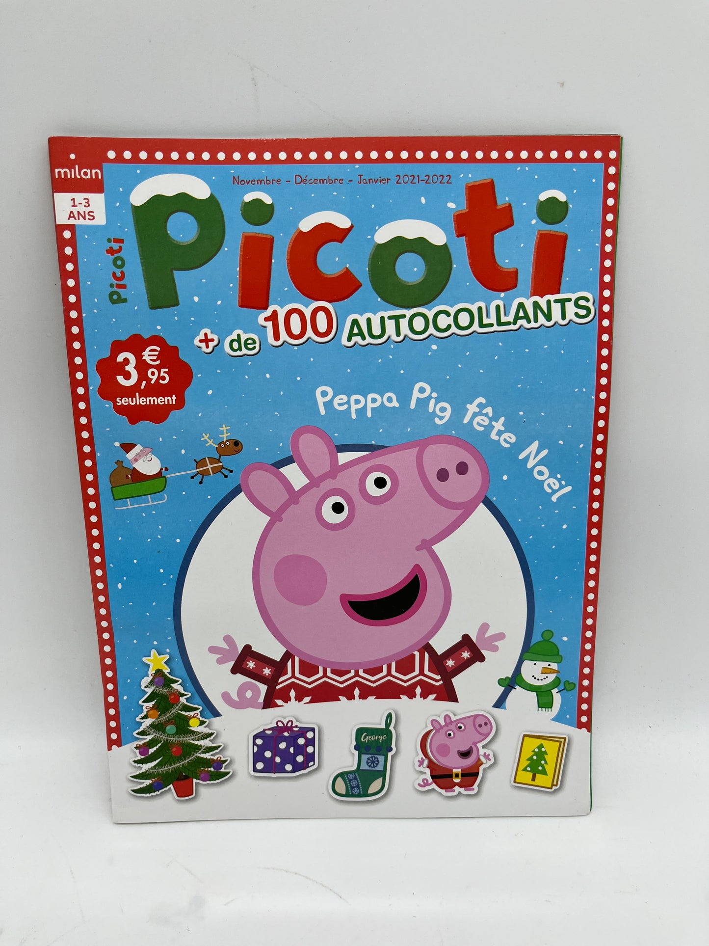 Livre d’activité magazine Peppa pig avec 100 stickers special Noël Neuf !   Priix boutique: 3€95   histoires activités stickers …