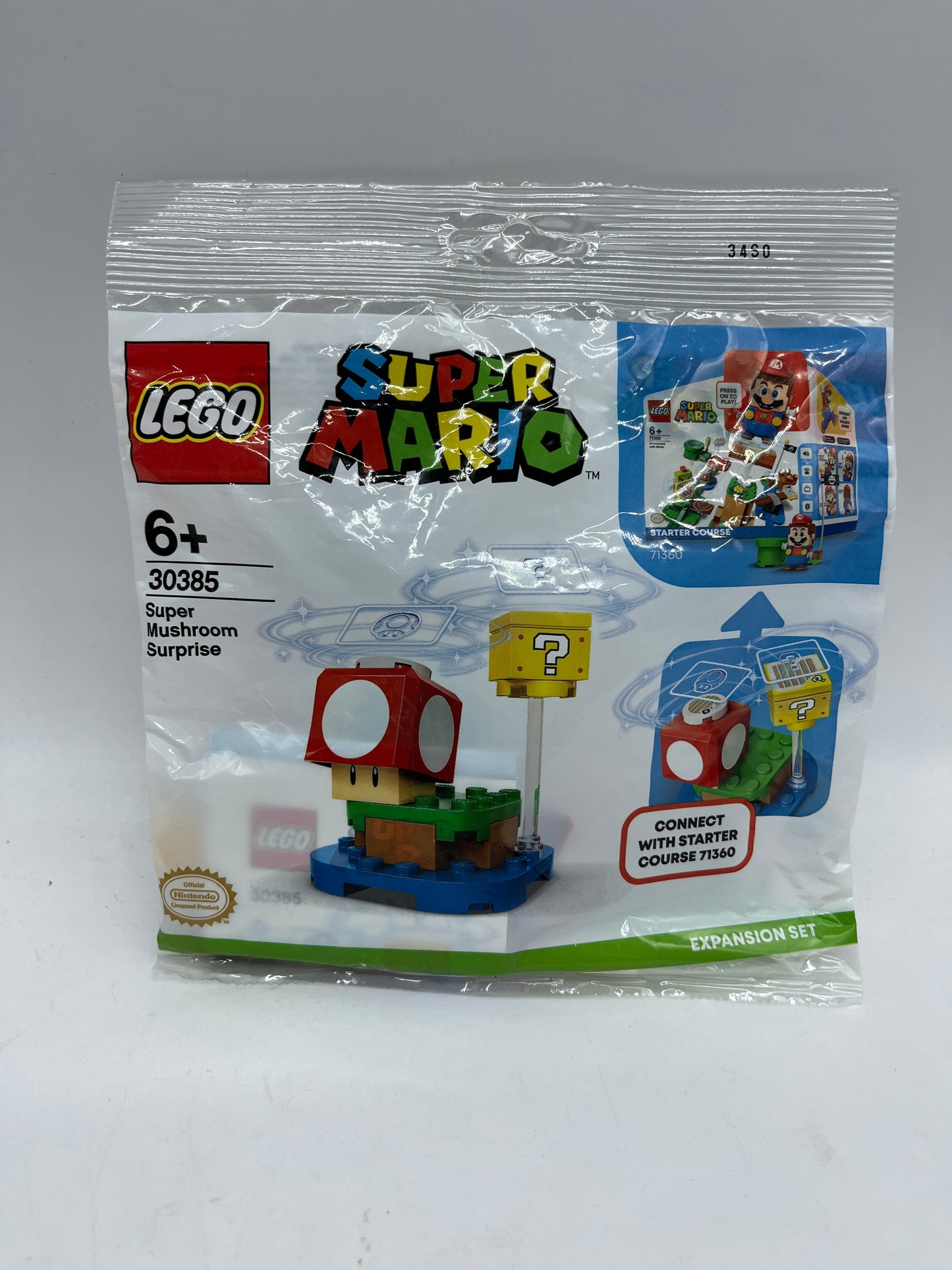 Sachet polybag Lego Super Mario Neuf Super Mushroom Surprise 30385
