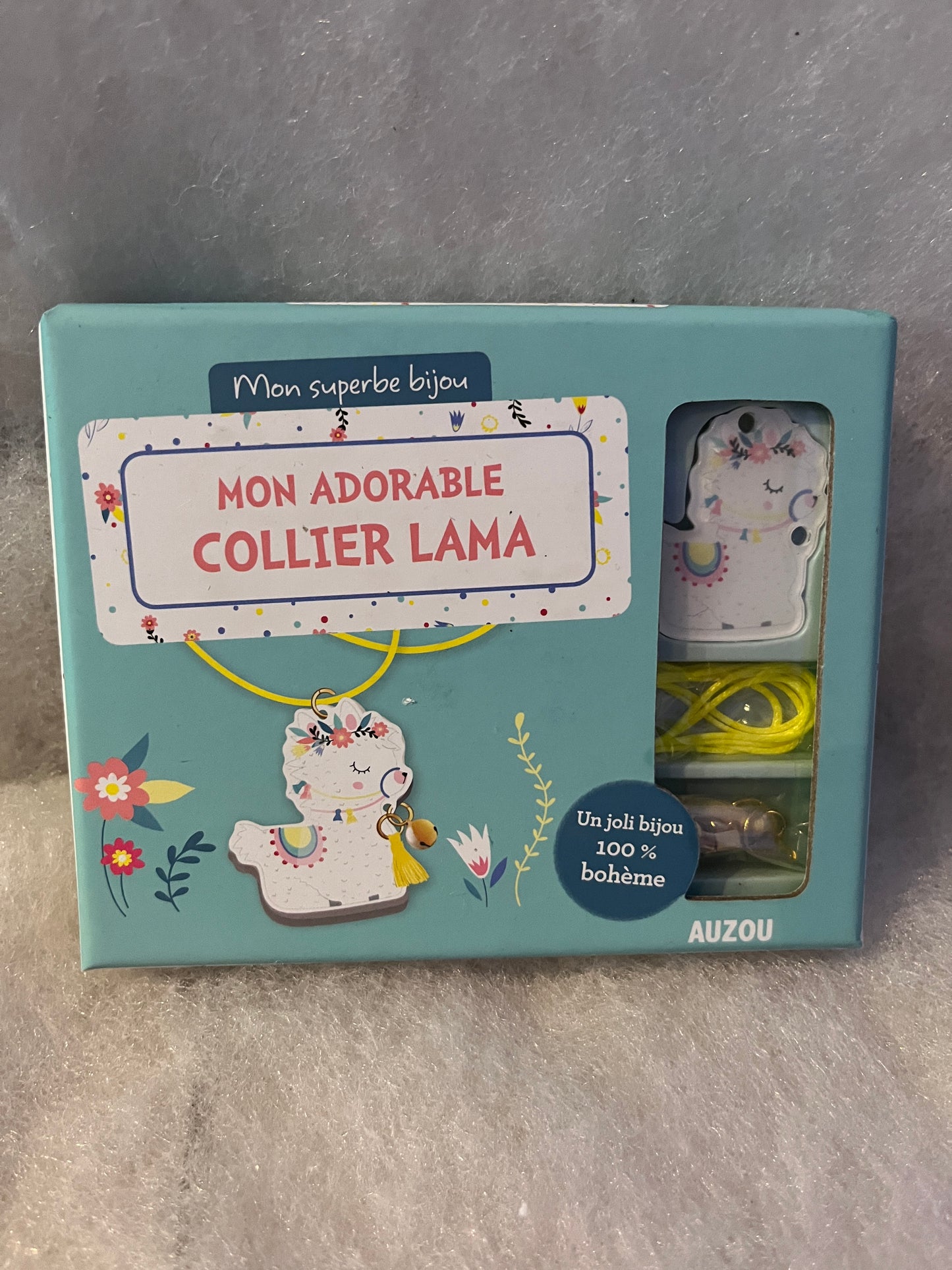 Coffret Bijoux Mon adorable Lama activité manuelle Edition Auzou Neuf