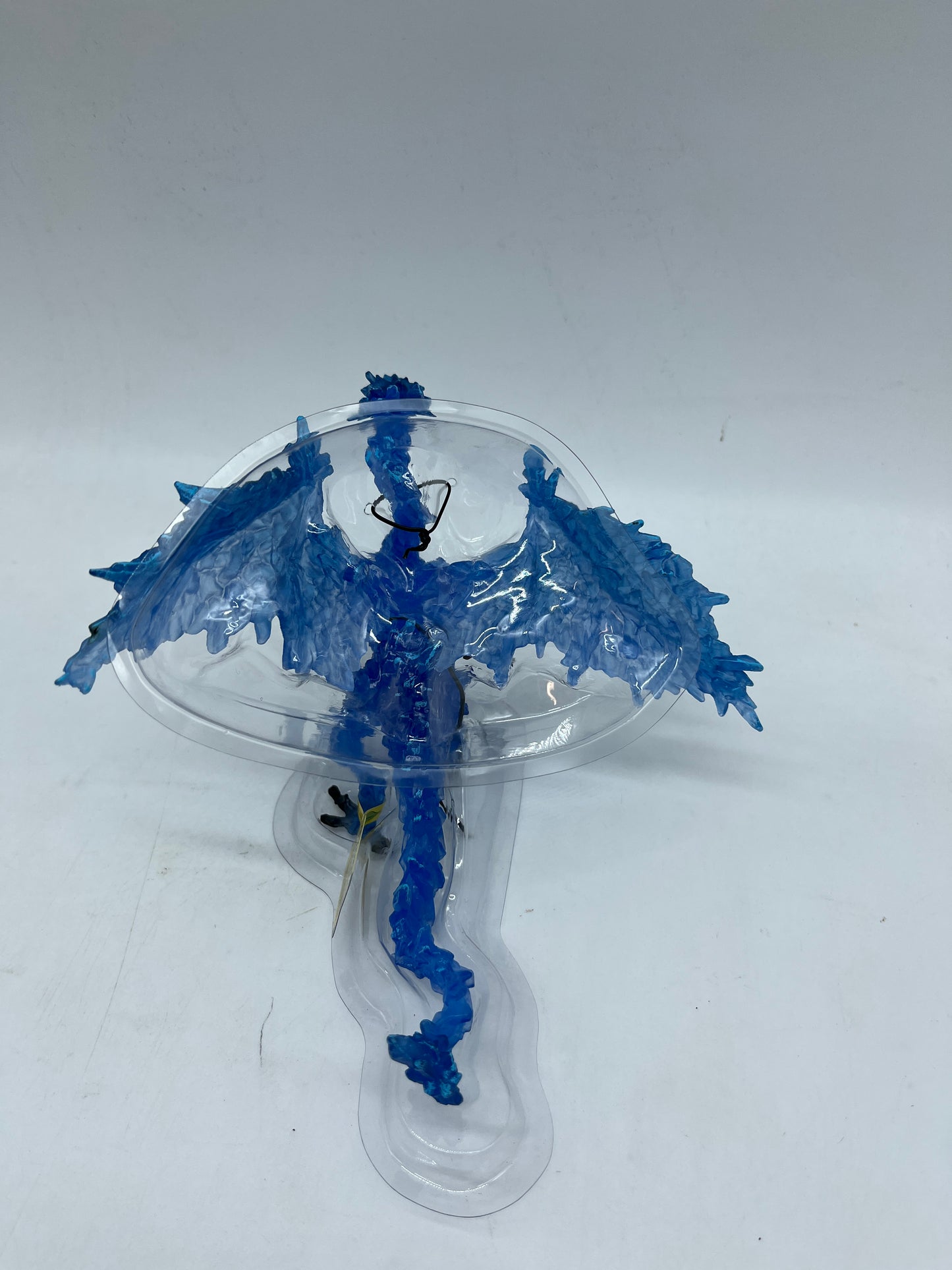 Figurine Plastoy Dragon Bleu transparent Neuf avec étiquette