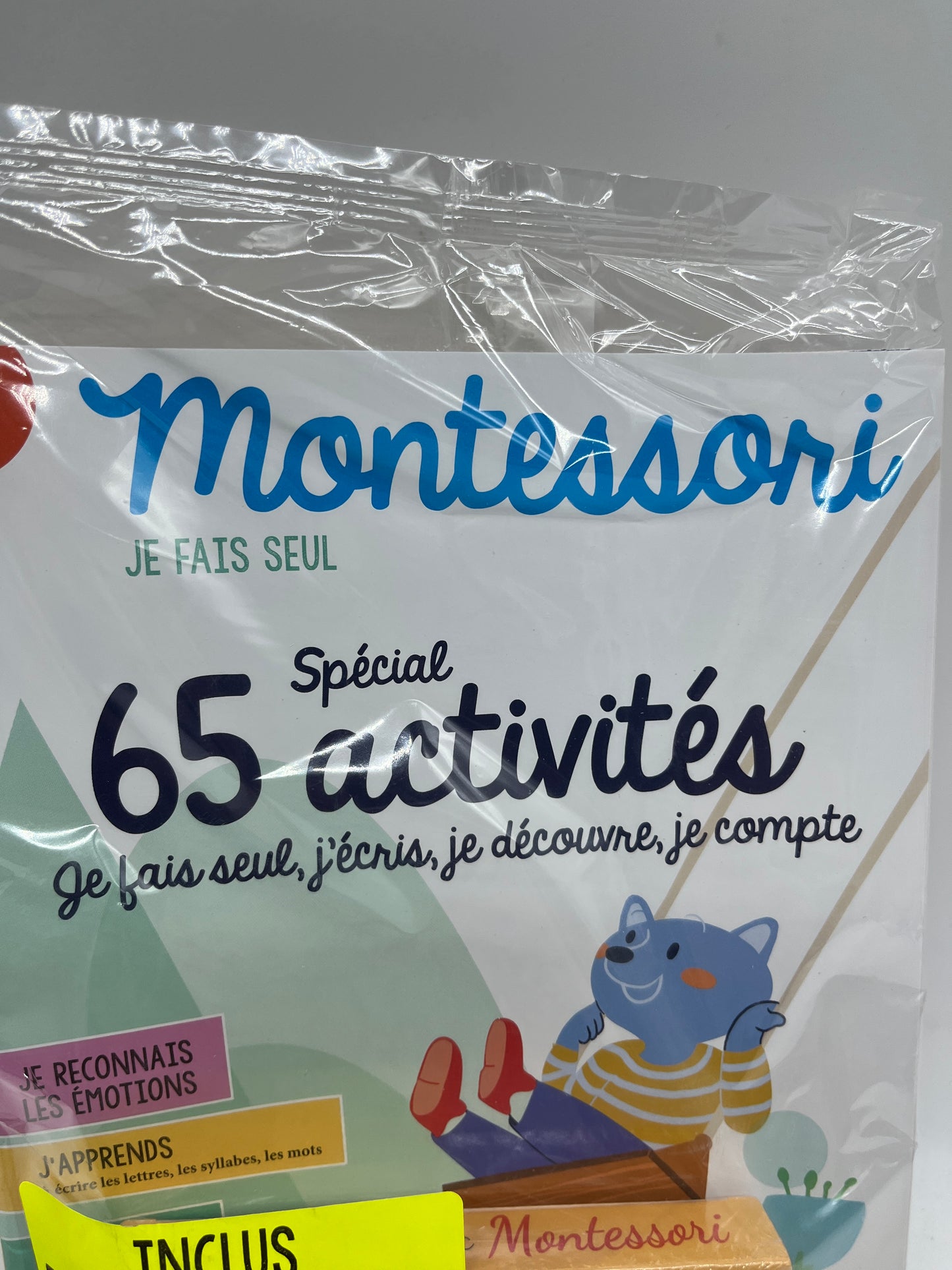 Magazine livre d’activité je fais seul Montessori 3à 6 ans avec ces 108 cartes j’écris je lis Neuf !
