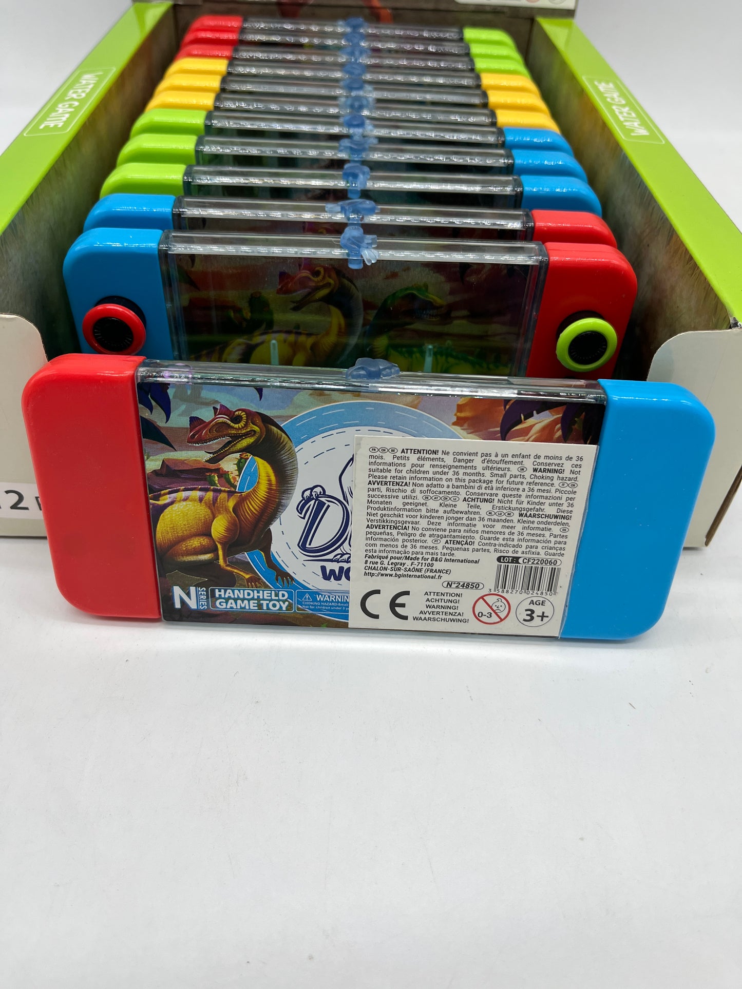 Jouet WaterGame jeu d’eau ludique en forme de switch modèle Dinosaure 🦖 neuf avec étiquette!