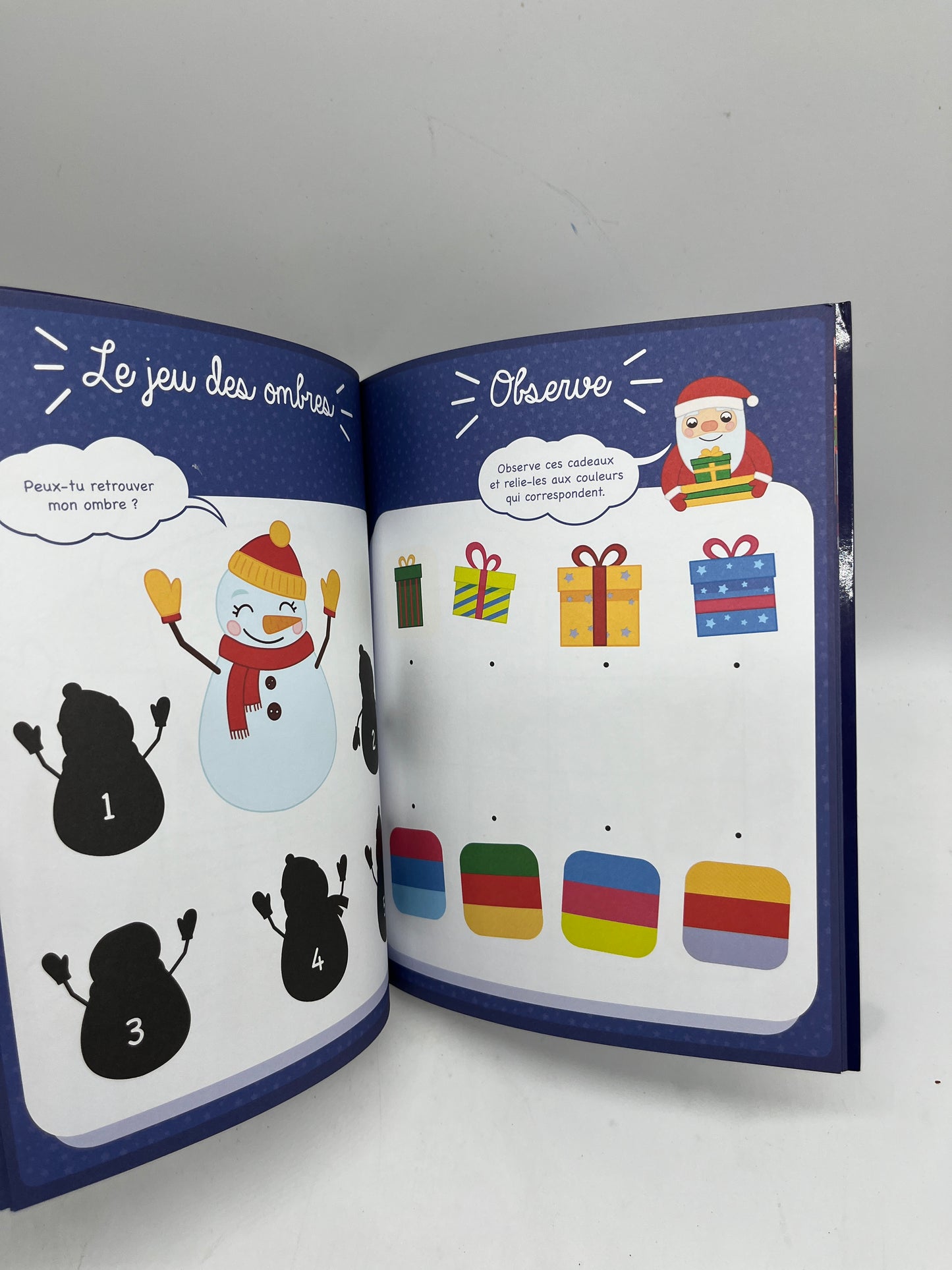 Livre de Noël 24 jeux et coloriages spécial Noël