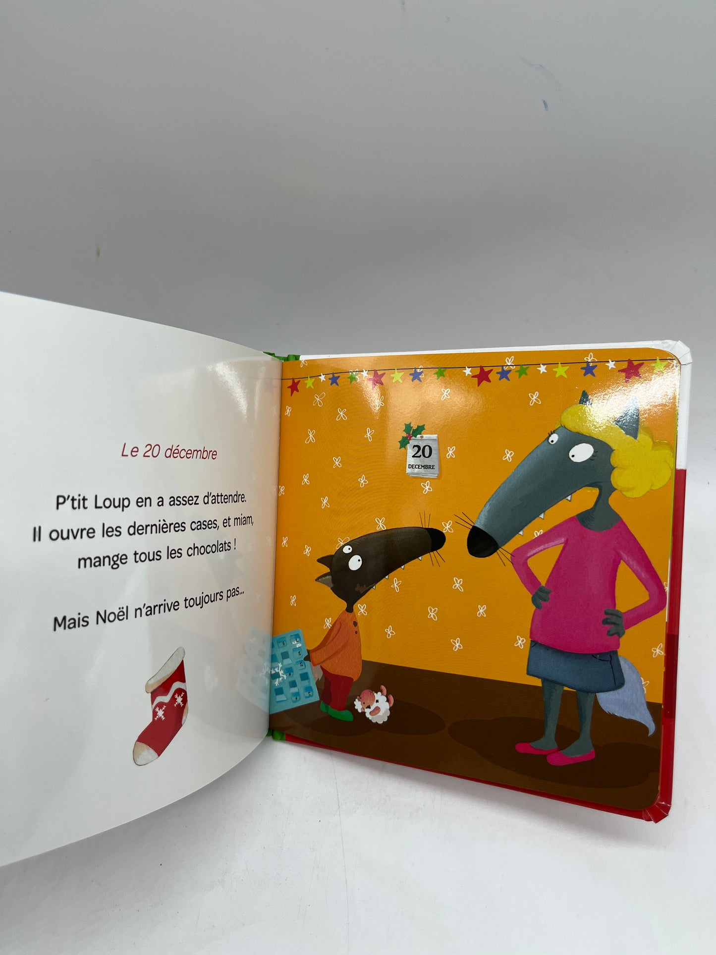 Livre P’tit Loup prépare  Noël edition Auzou Neuf