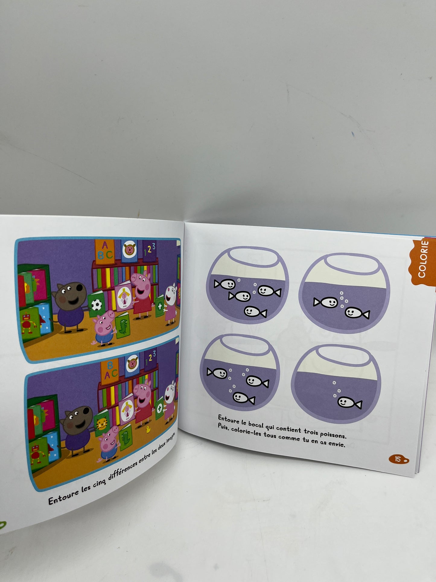 Livre d’activité magazines Peppa pig Vive l’école   Neuf