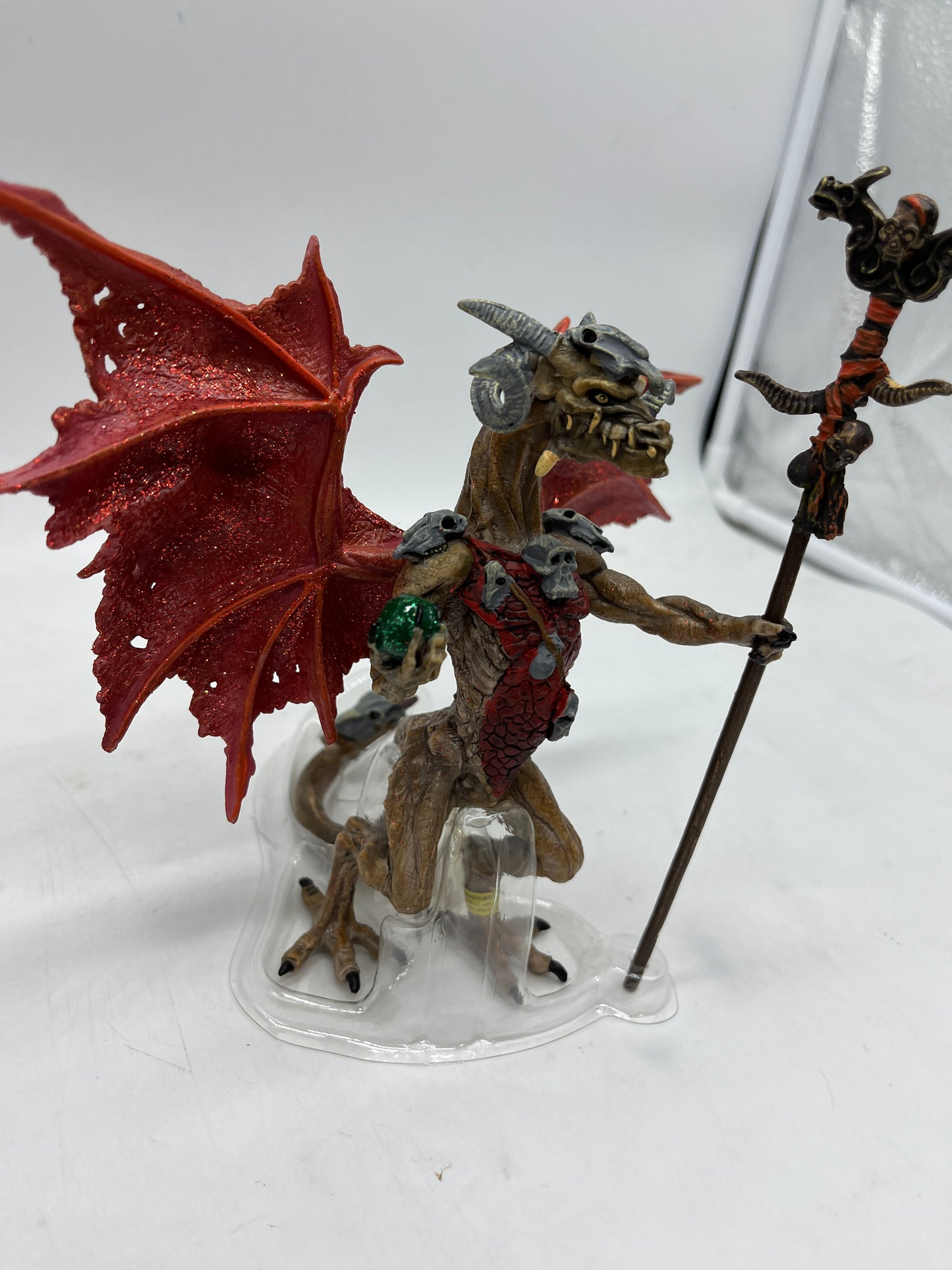 Figurine Plastoy Dragon debout avec lance  Neuf avec étiquette