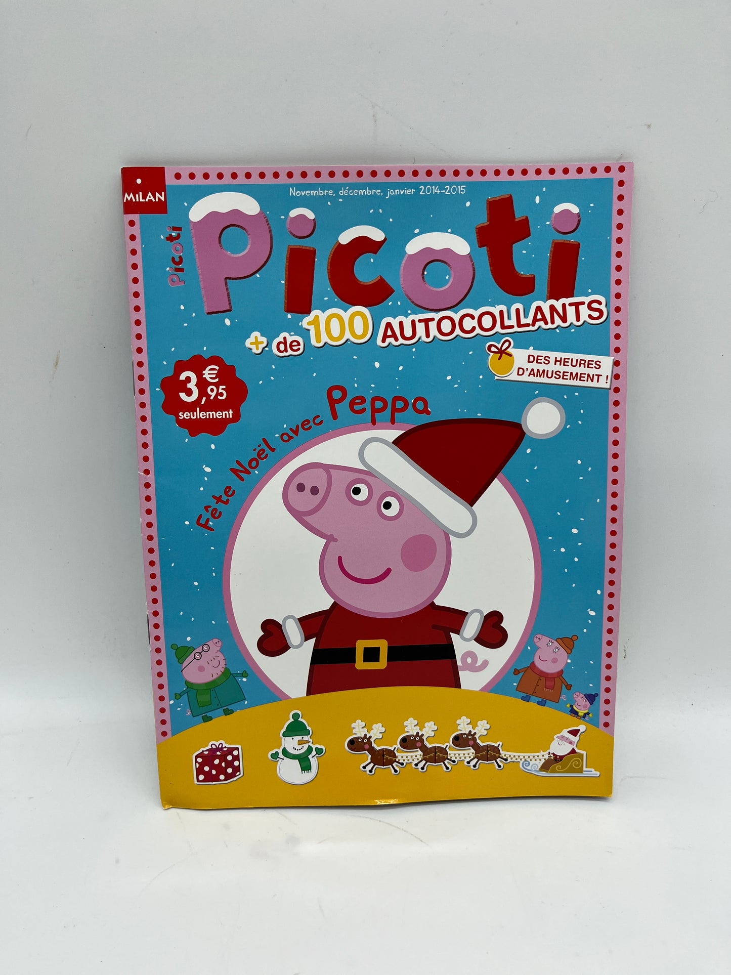 Livre d’activité magazine Peppa pig avec 100 stickers special Noël Neuf !   Priix boutique: 3€95   histoires activités stickers …