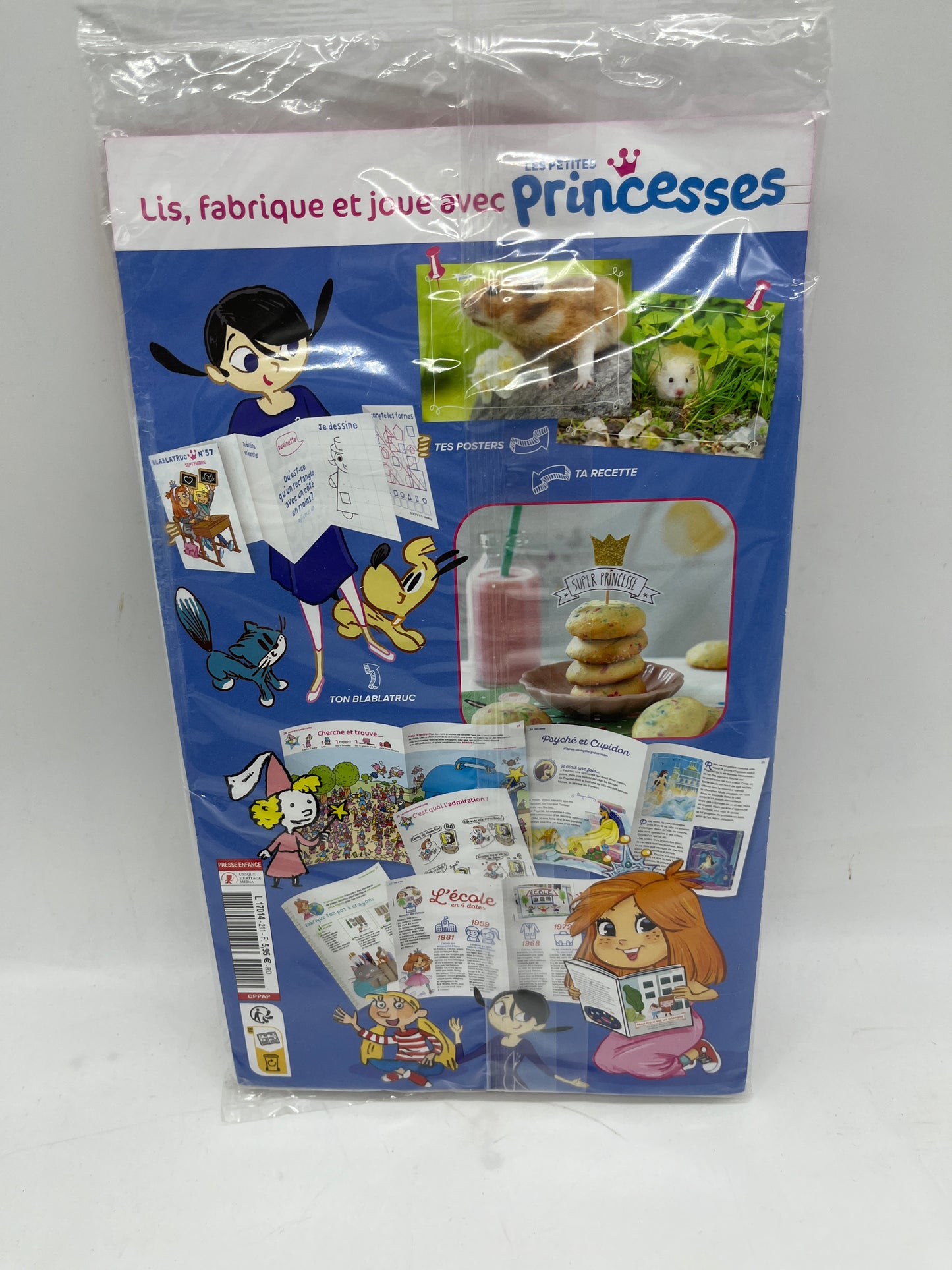 livre d’activité Magazine Les petites Princesses Edition Fleurus avec son stylo pompom neuf !
