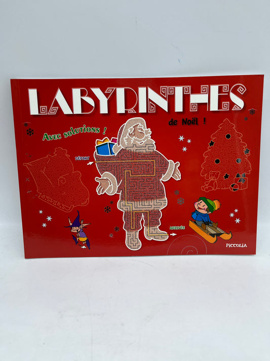 livre d’activite  Labyrinthe spécial Noël  Neuf dès 4 ans