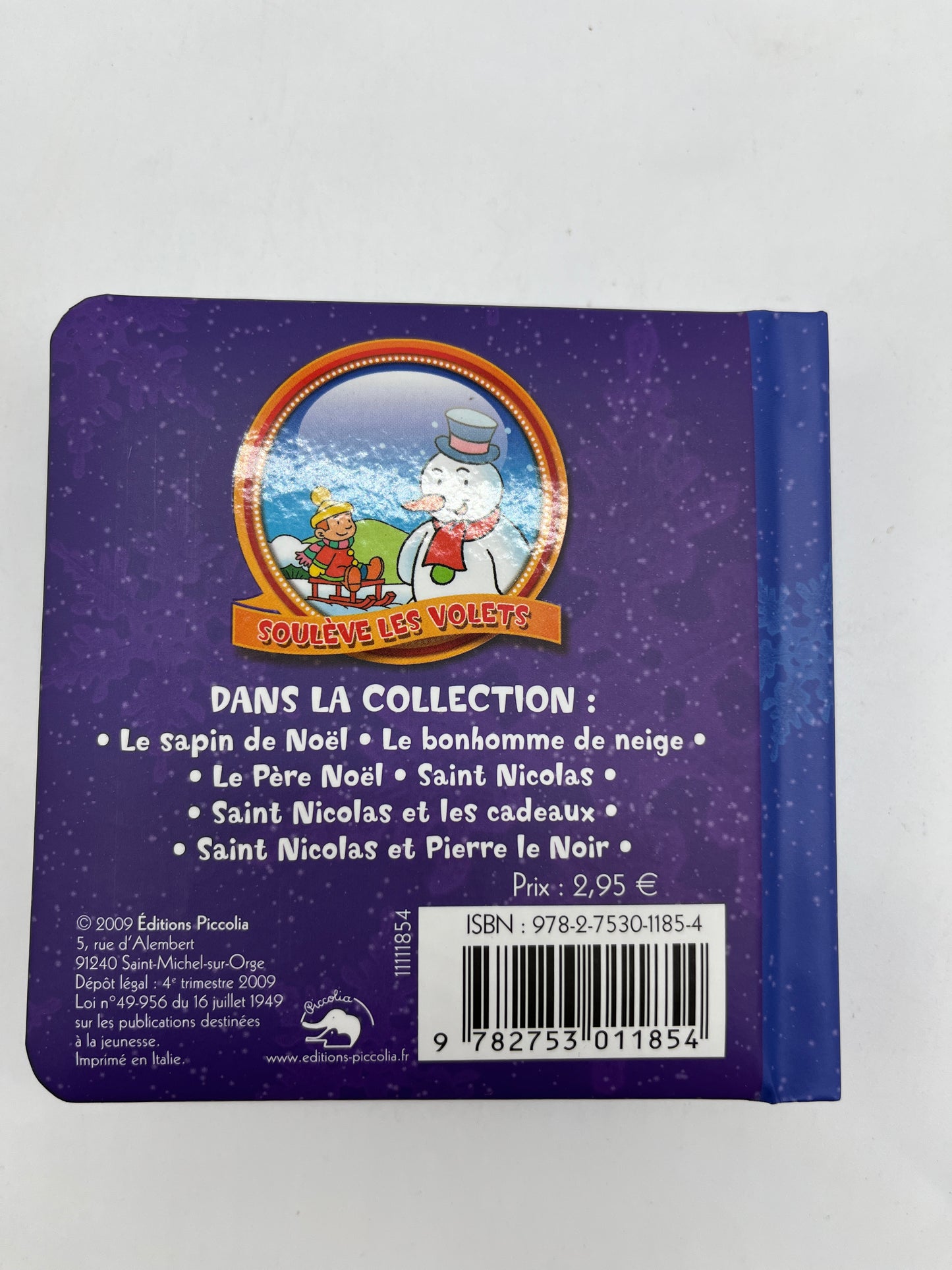 Mini Livre à rabat surprise Le bonhomme de neige tout cartonné  Neuf !