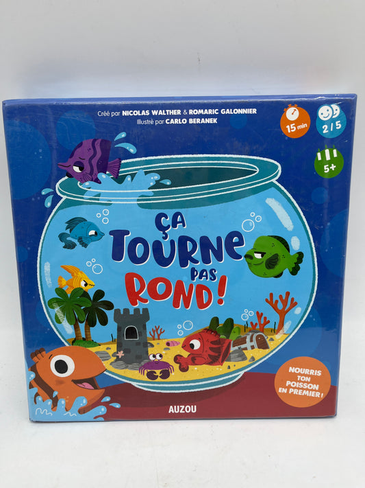 Jeu  de société ça tourne  pas rond 5 ans et plus  édition  Auzou Neuf sous blister